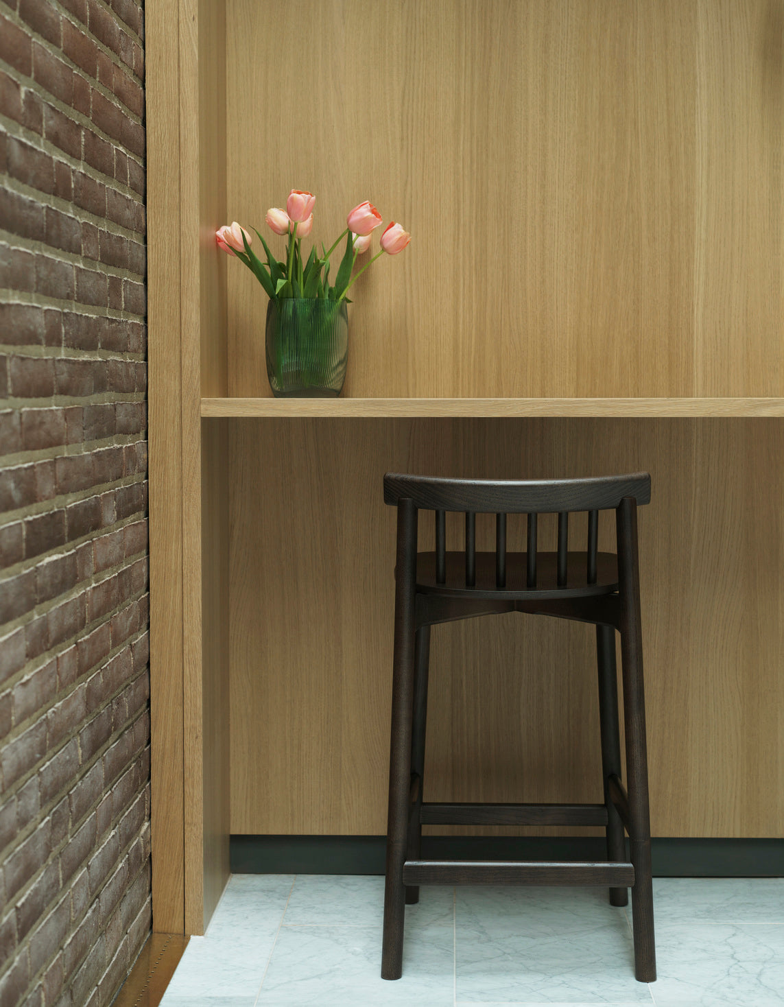 Pindfurnier Ash Bar Stuhl