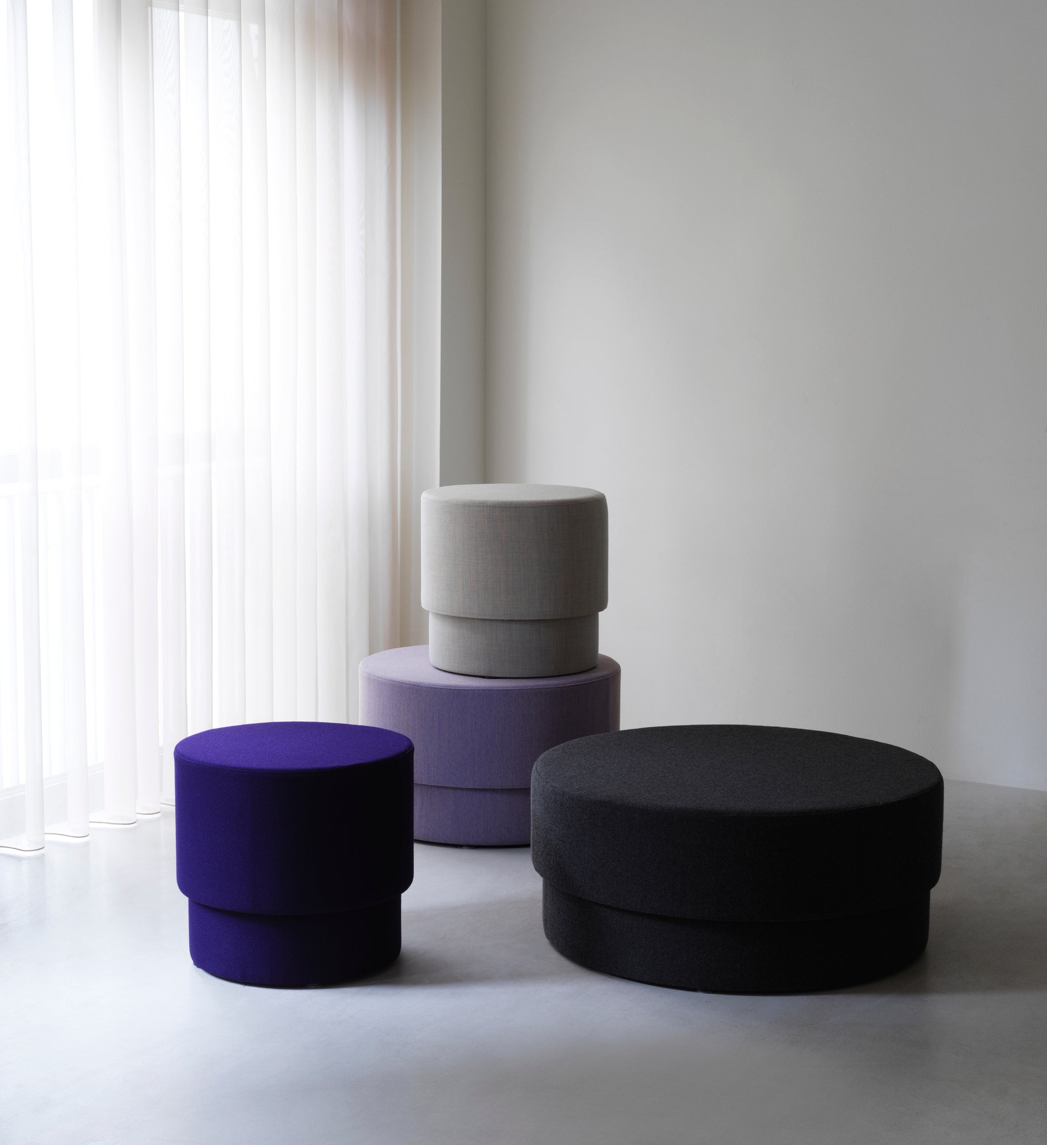 Polsterer Pouf