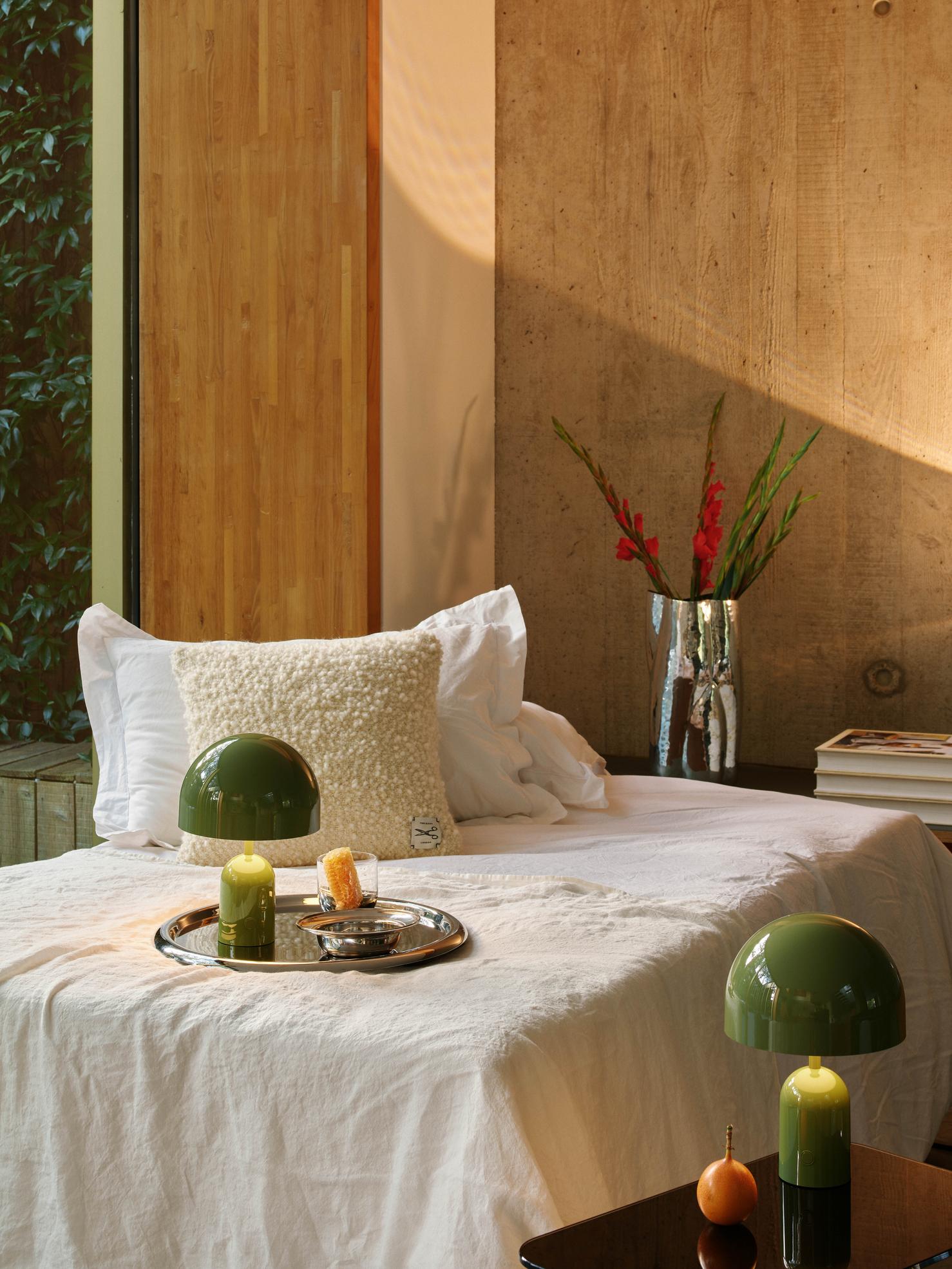 Draagbare tafellamp BELL groen