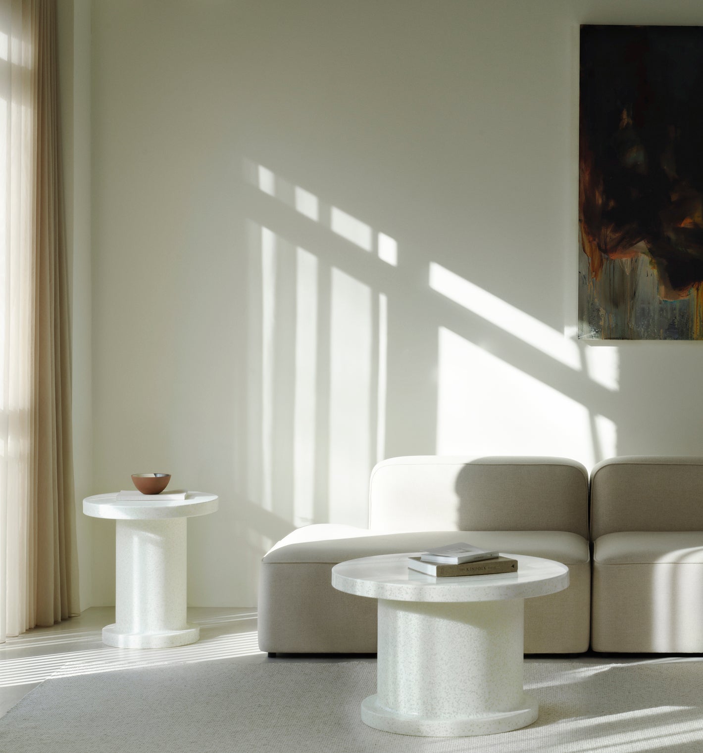 Modulares Seilsofa - links -Hand Chaiselong