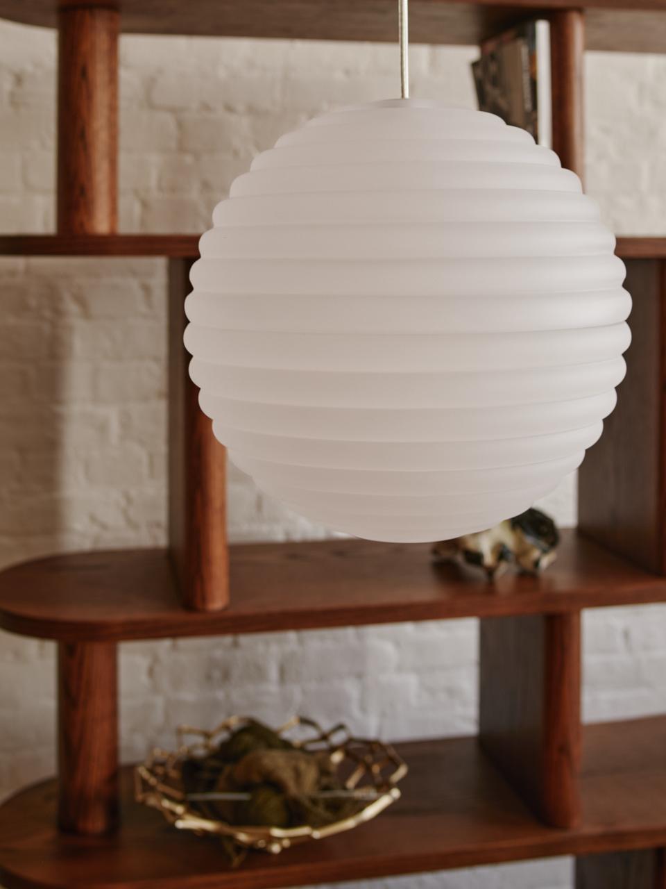 Round Pendant Lamp PRESS Matte Glass