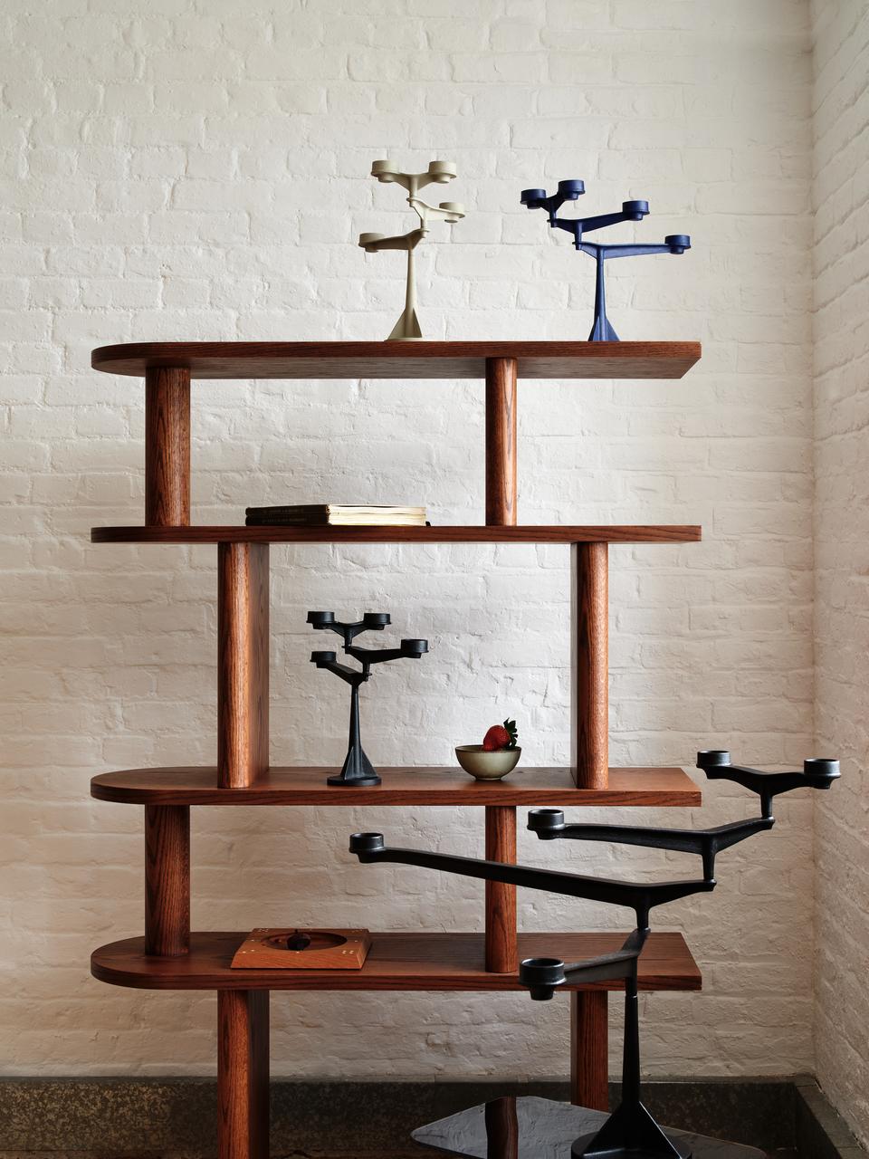 SPIN MINI Candle Holder Navy Blue