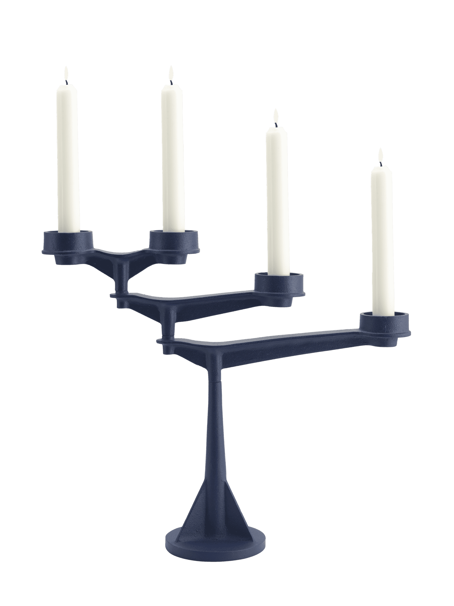 SPIN MINI Candle Holder Navy Blue