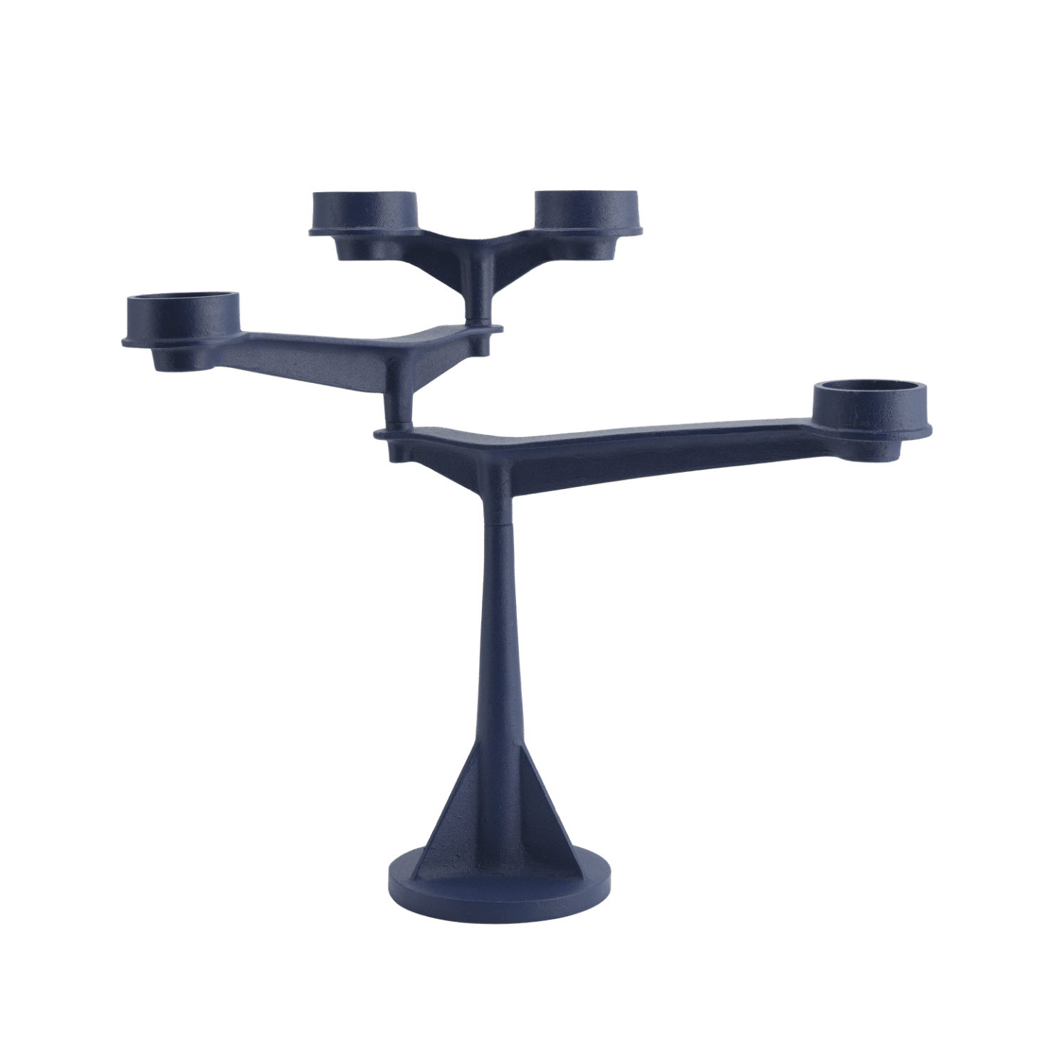 SPIN MINI Candle Holder Navy Blue