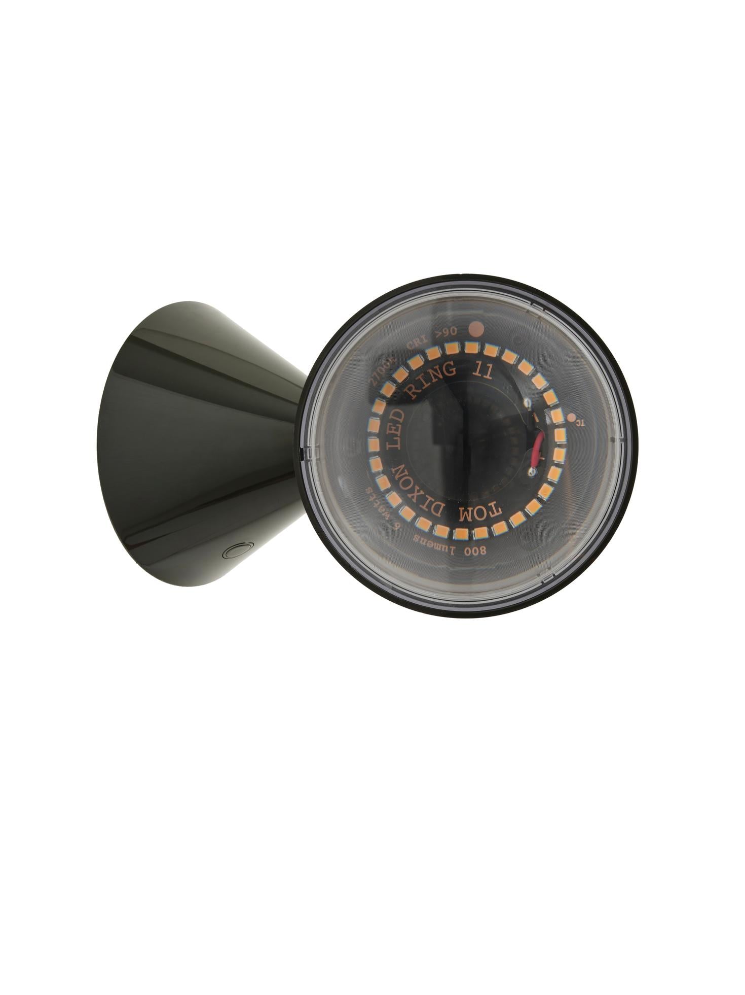 Verstelbare wandlamp POSE grijs