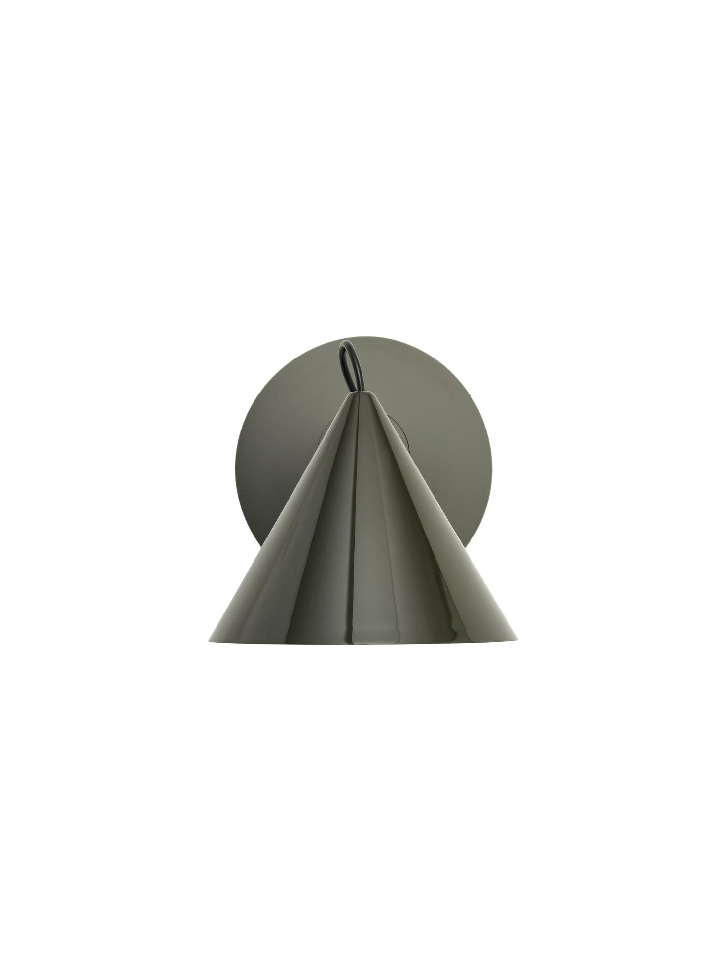 Verstelbare wandlamp POSE grijs