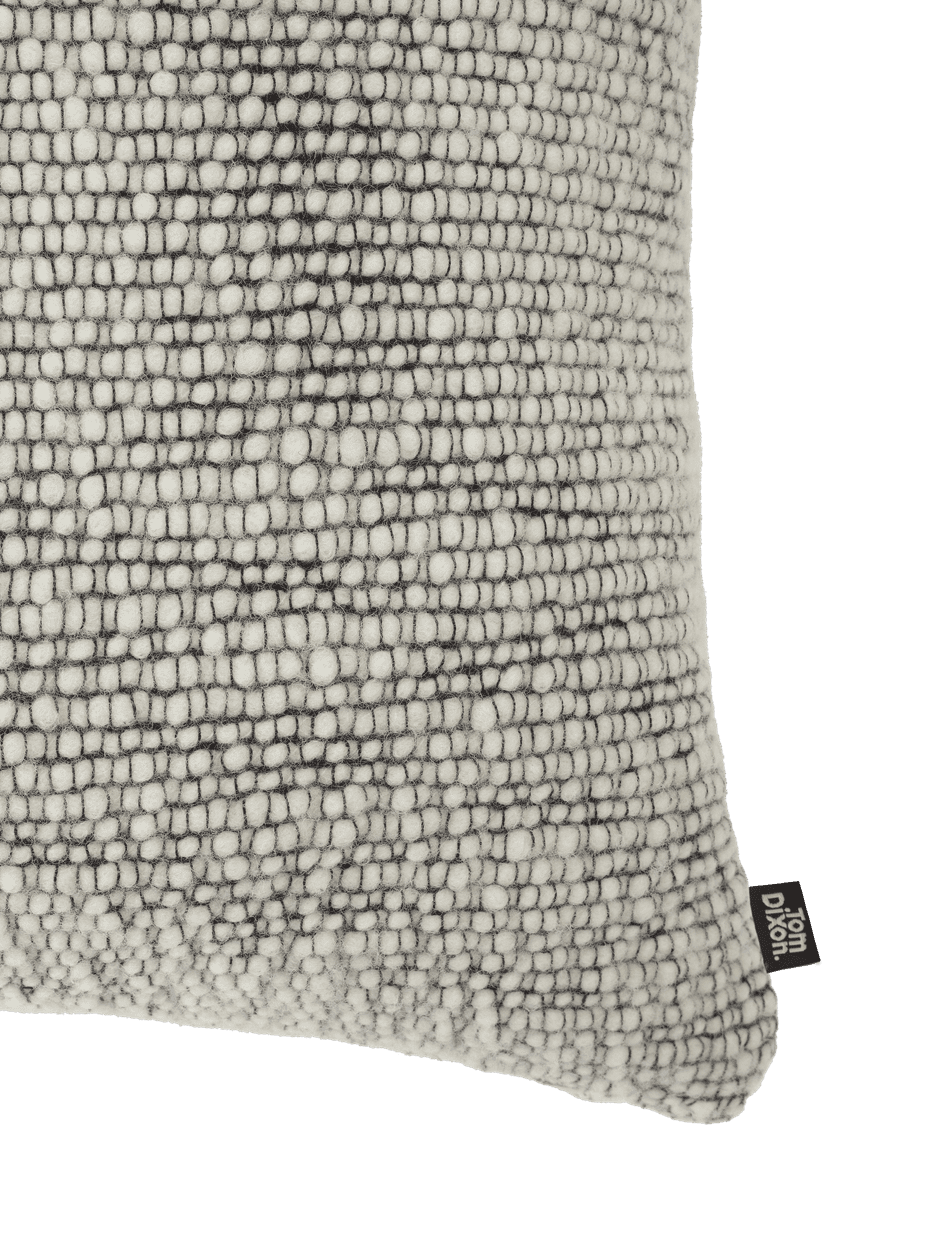 THREAD cushion cream with black