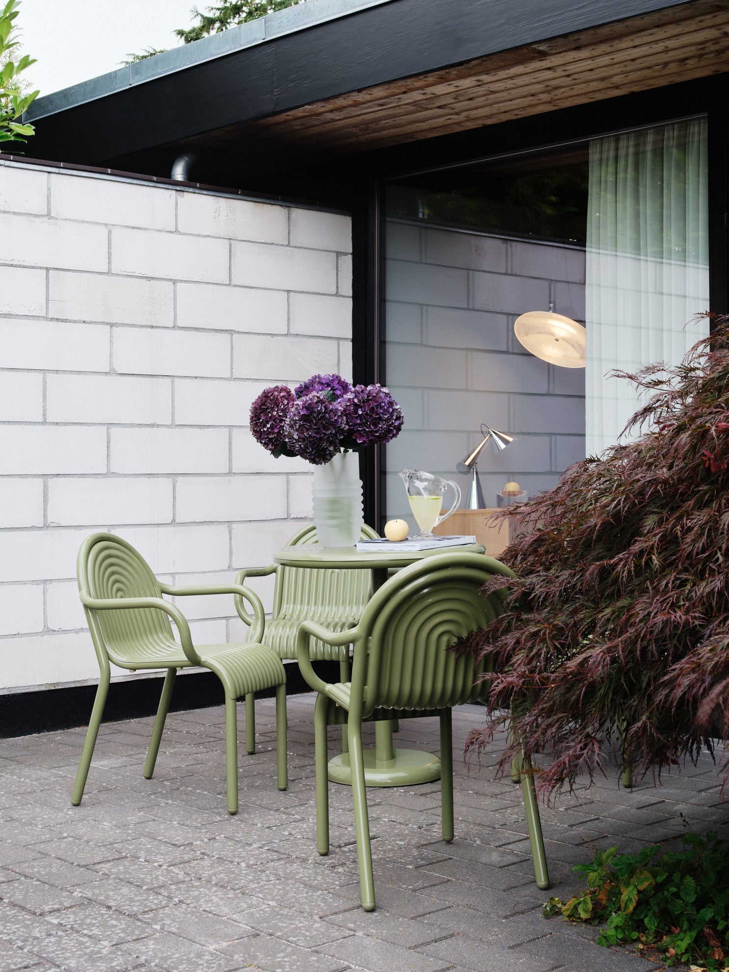 Outdoor Armchair GROOVE Green