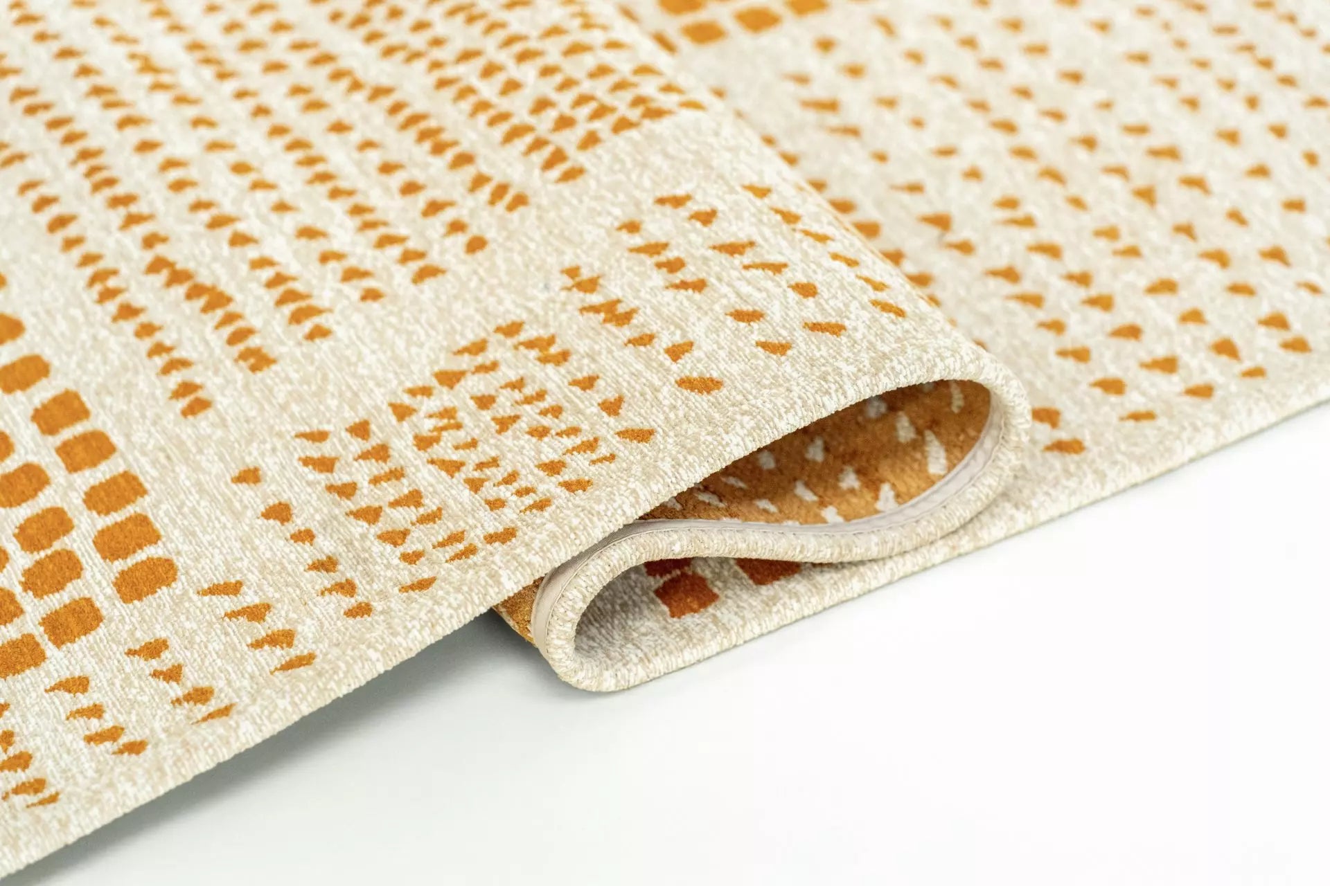 Teppich ZEN beige mit Gelb