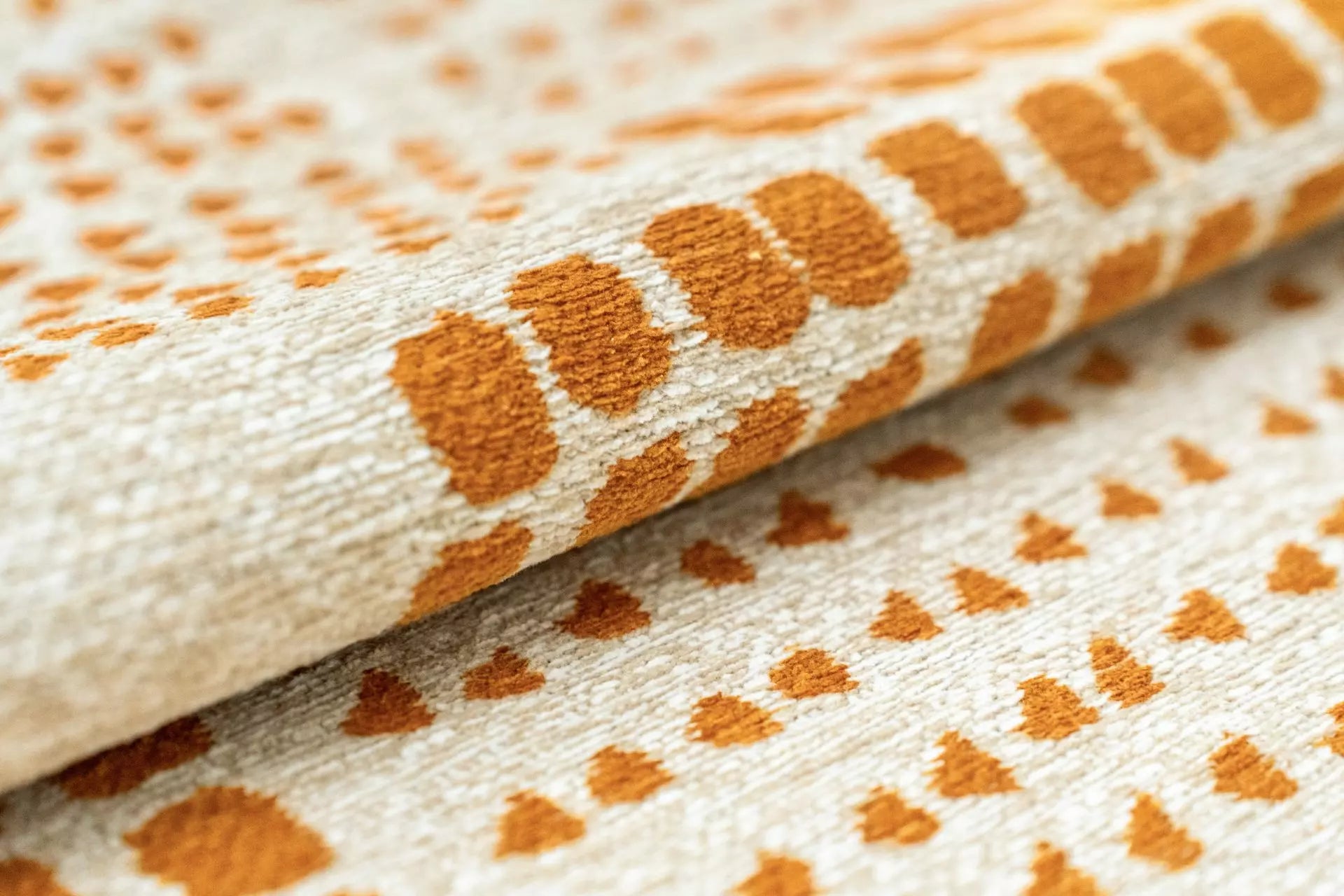 Teppich ZEN beige mit Gelb