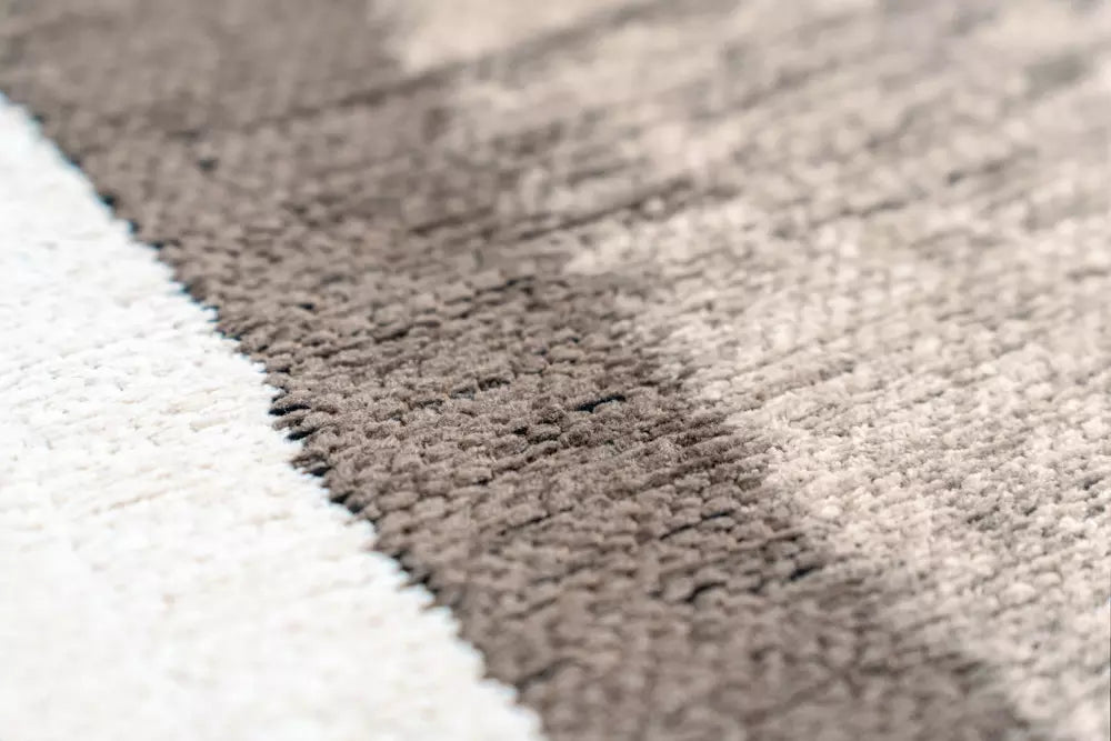 Vloerkleed BRUSH beige met bruin