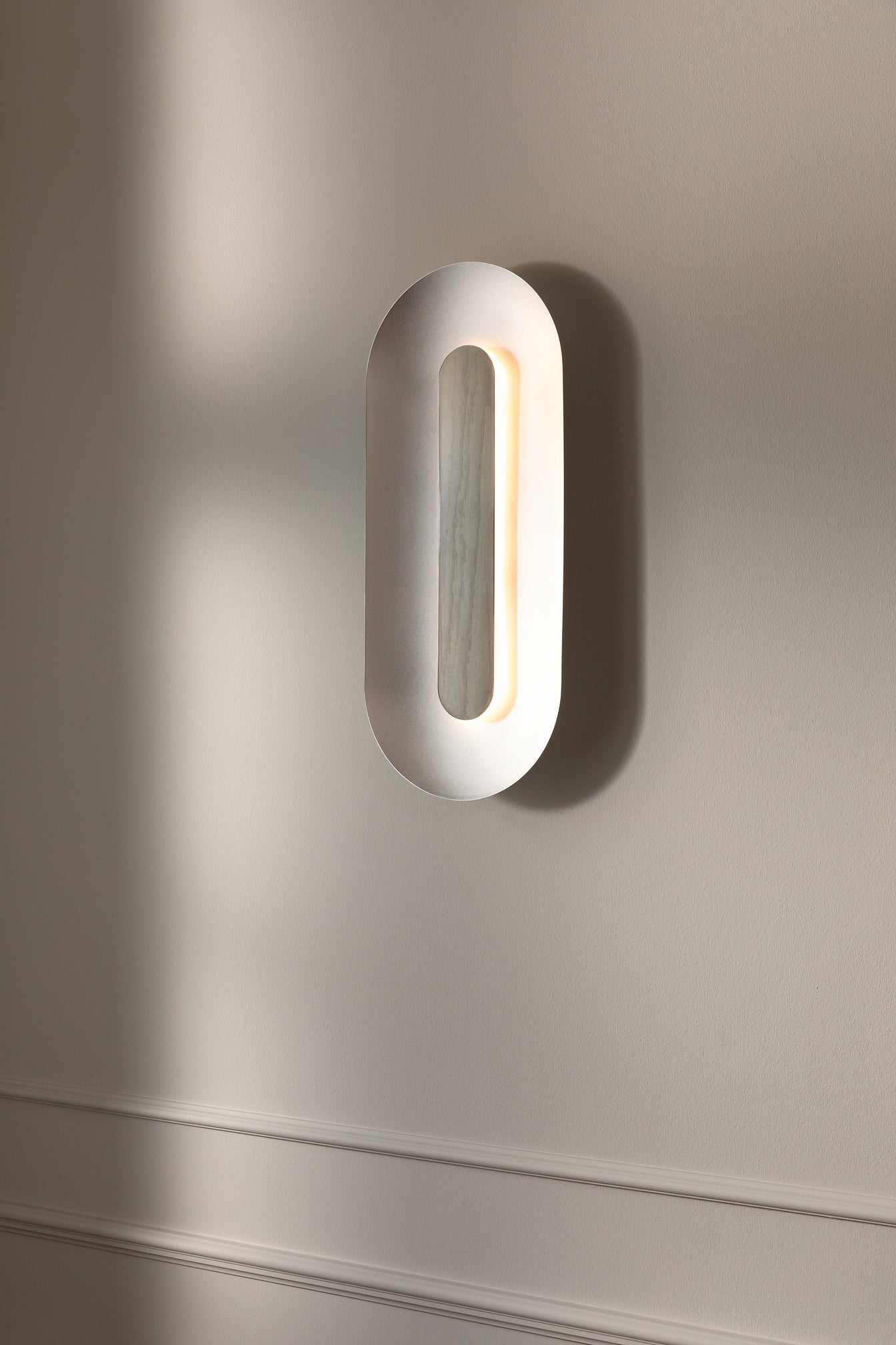 Wandlamp SASI zilver metaal