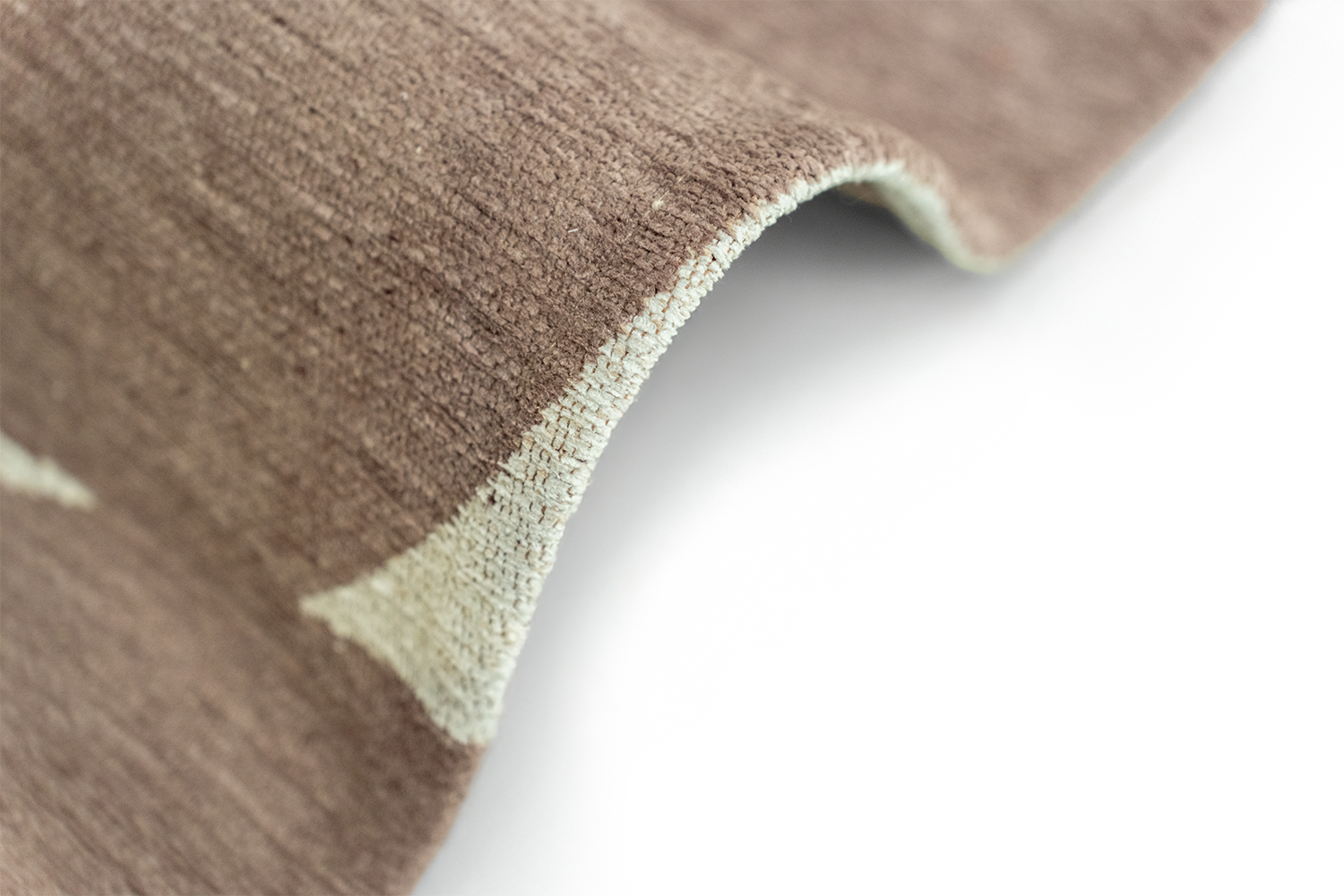 Vloerkleed STONES beige met bruin en koffiebruin