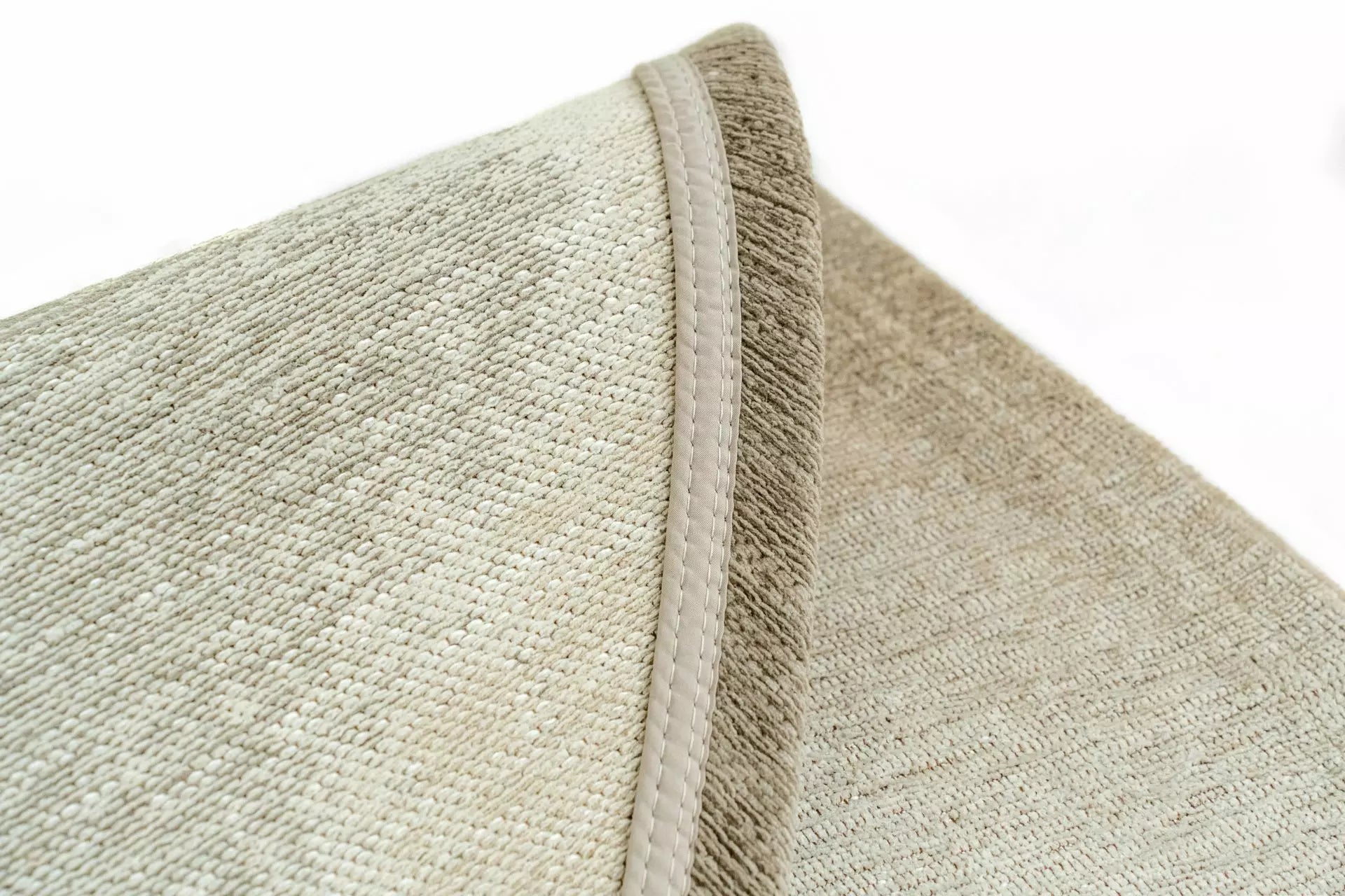 Ovale tapijt AQUARELLE LEAF crème met beige