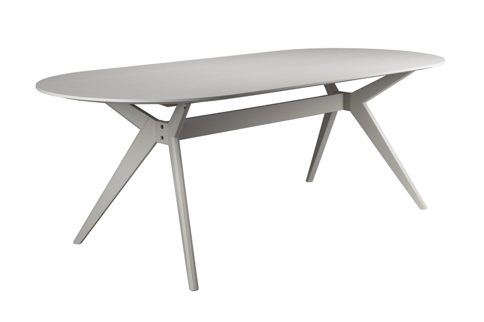 Ovale tafel ZEME lichtbeige