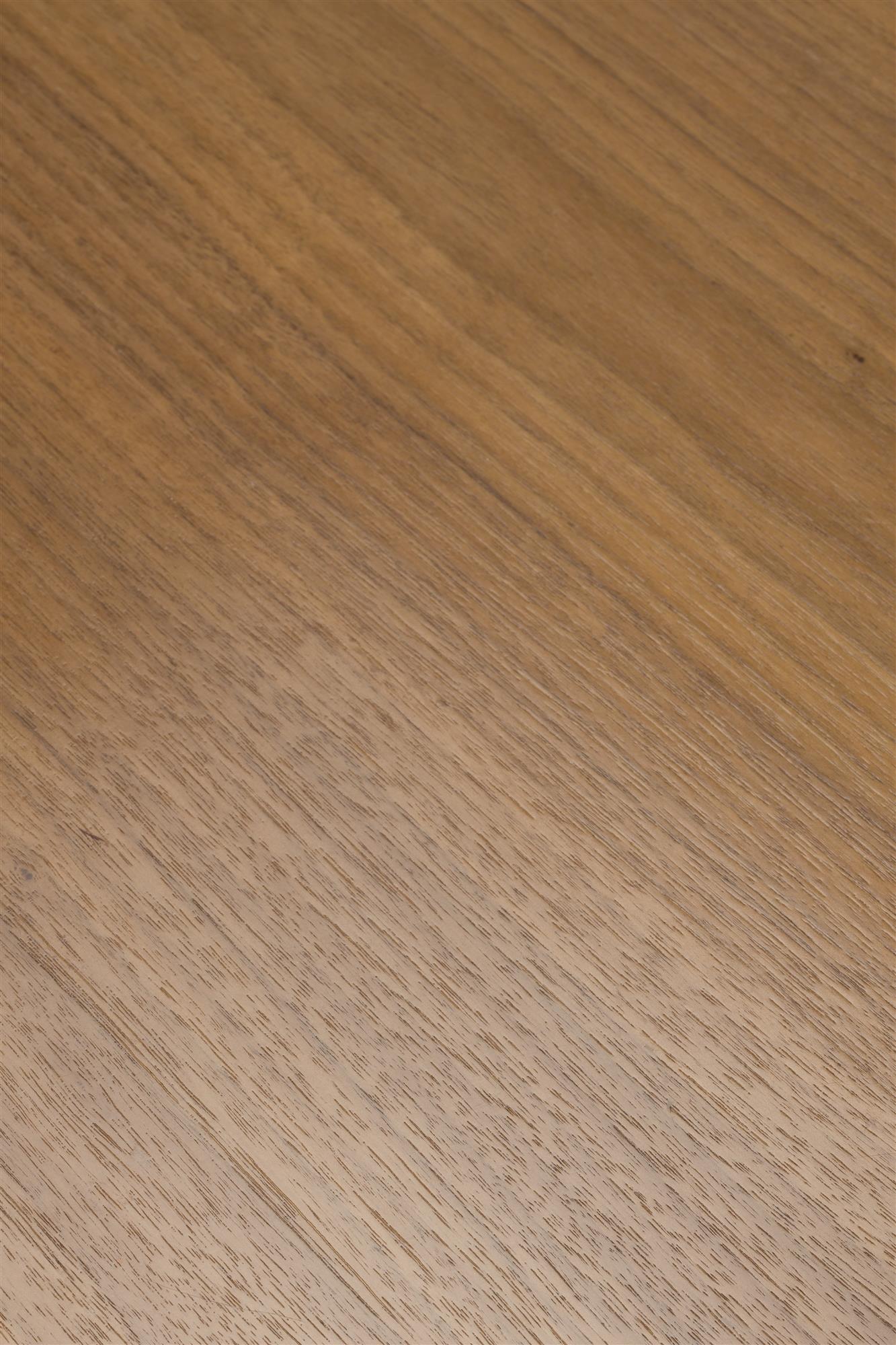 Tisch CHASE ORGANIC braun mit schwarzem Fuß