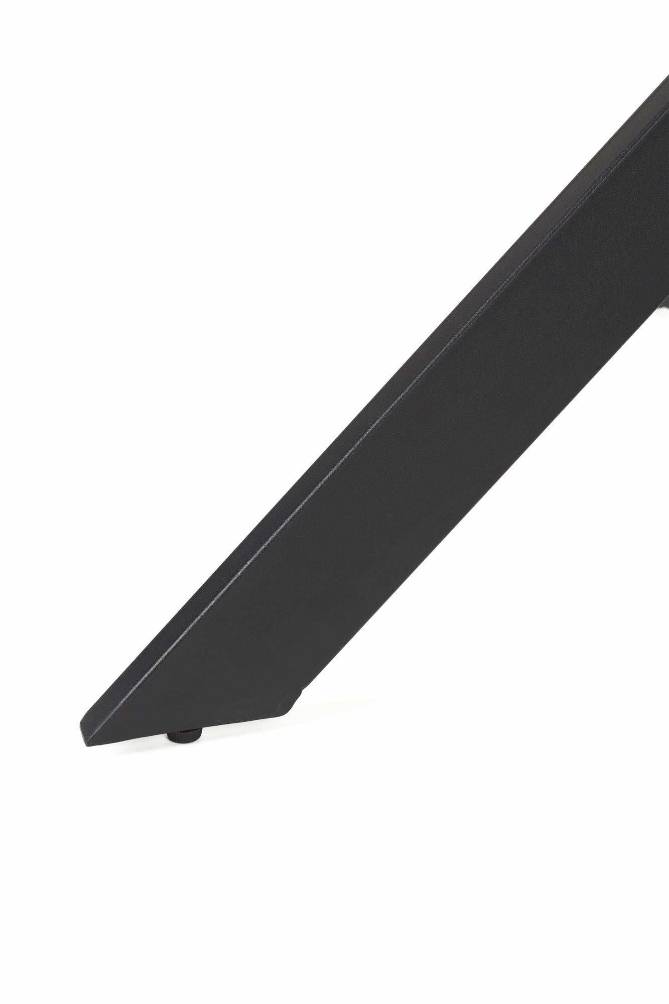 Tisch CHASE ORGANIC braun mit schwarzem Fuß