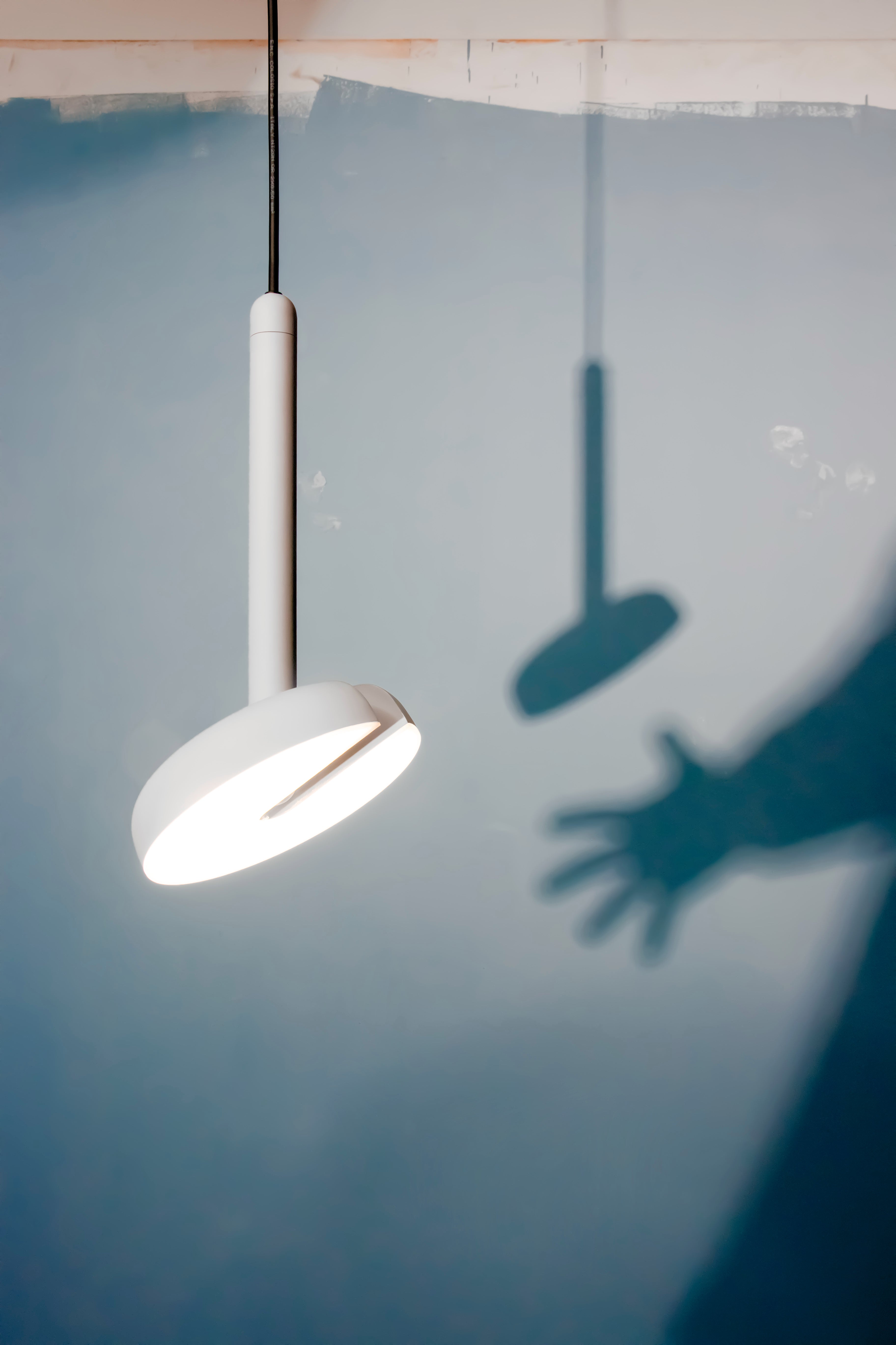 Lampa wisząca CABRIOLETTE połyskujący błękitny