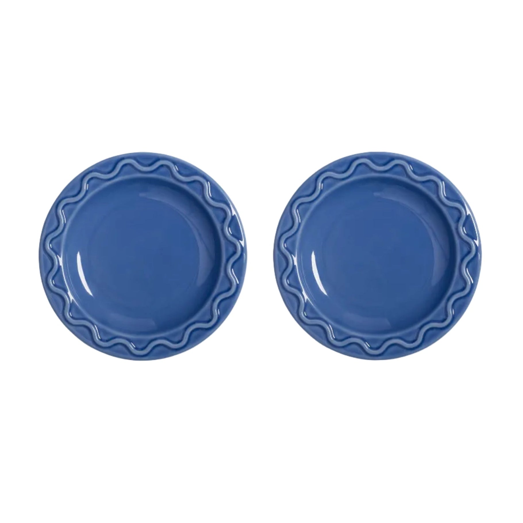 Set van dessertborden MOCHI blauw