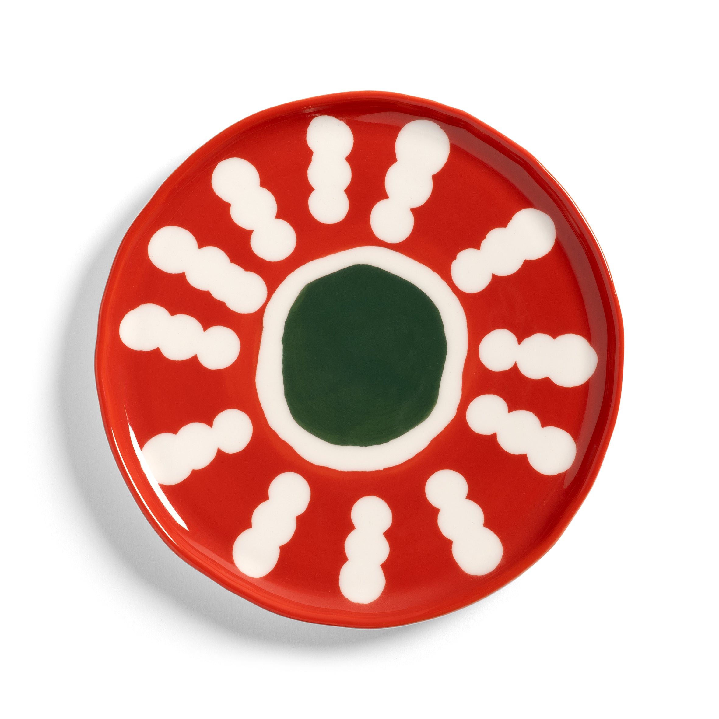 Set van dessertborden FESTIVO kleurrijk porselein