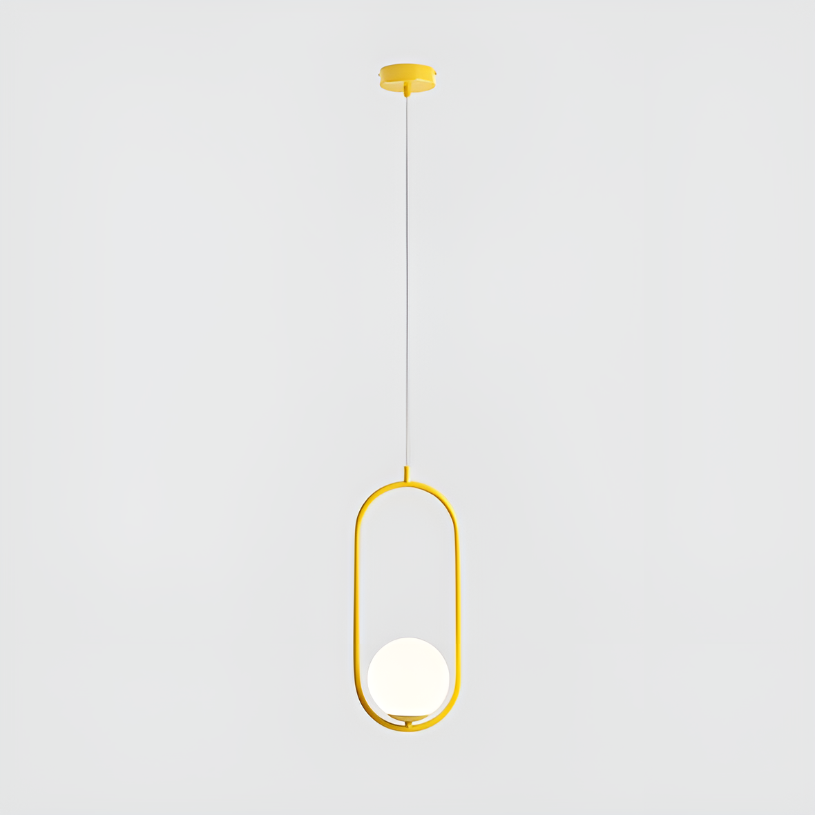 Hanglamp RIVA mosterdkleurig