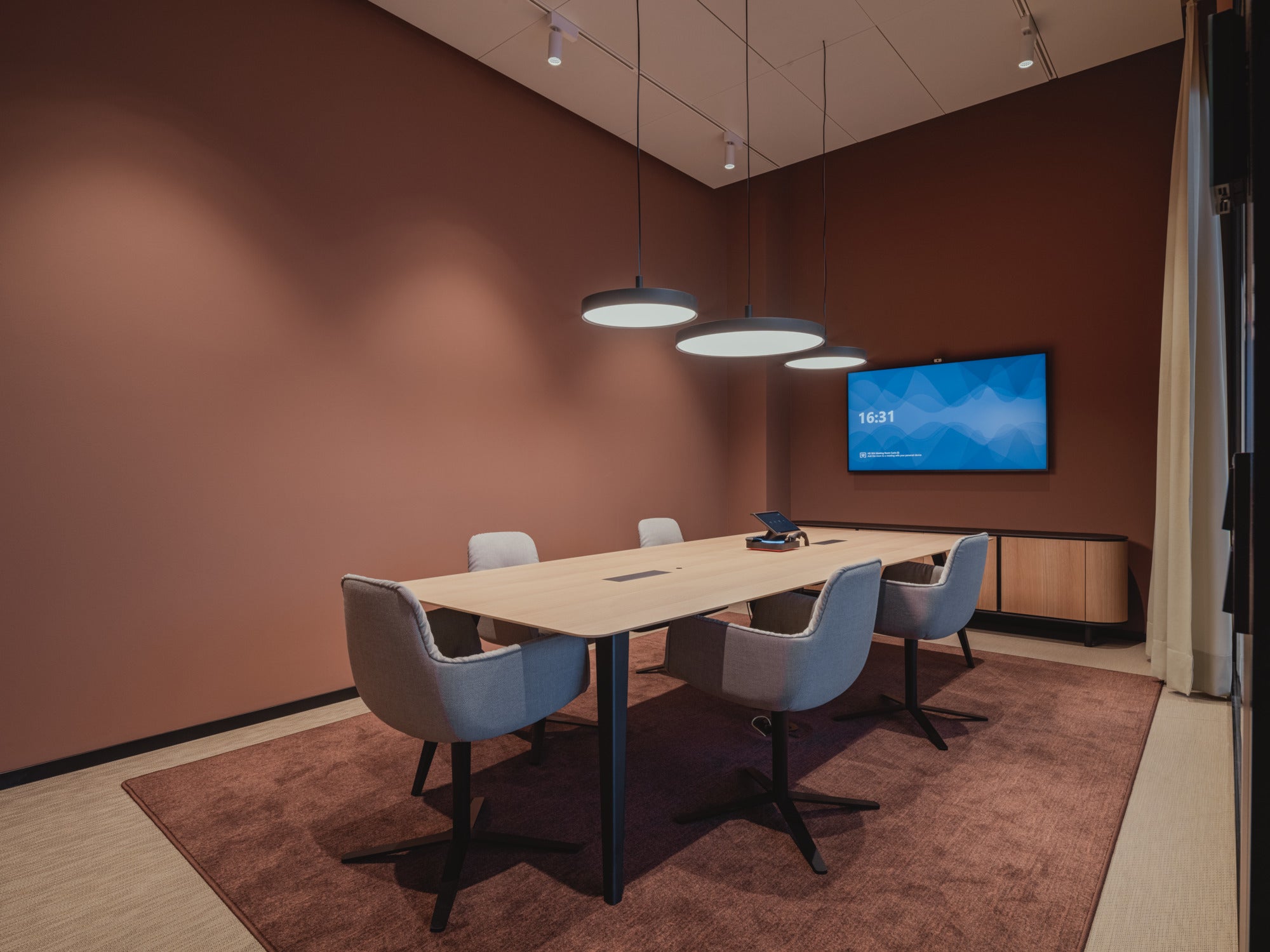 Hanglamp LP SLIM ROND zwart