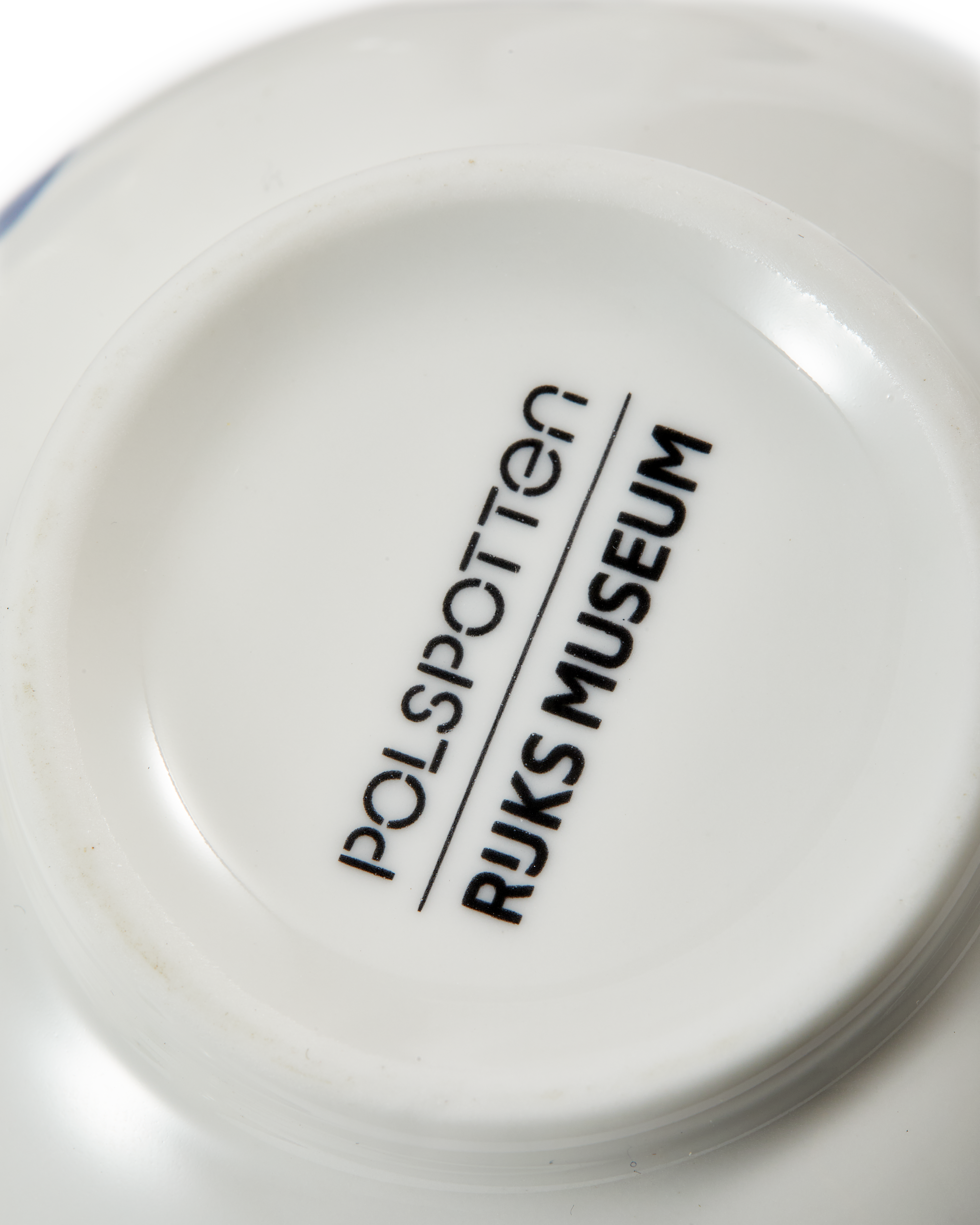 Wazon SMALL BIRD weiß mit Orange und Blau