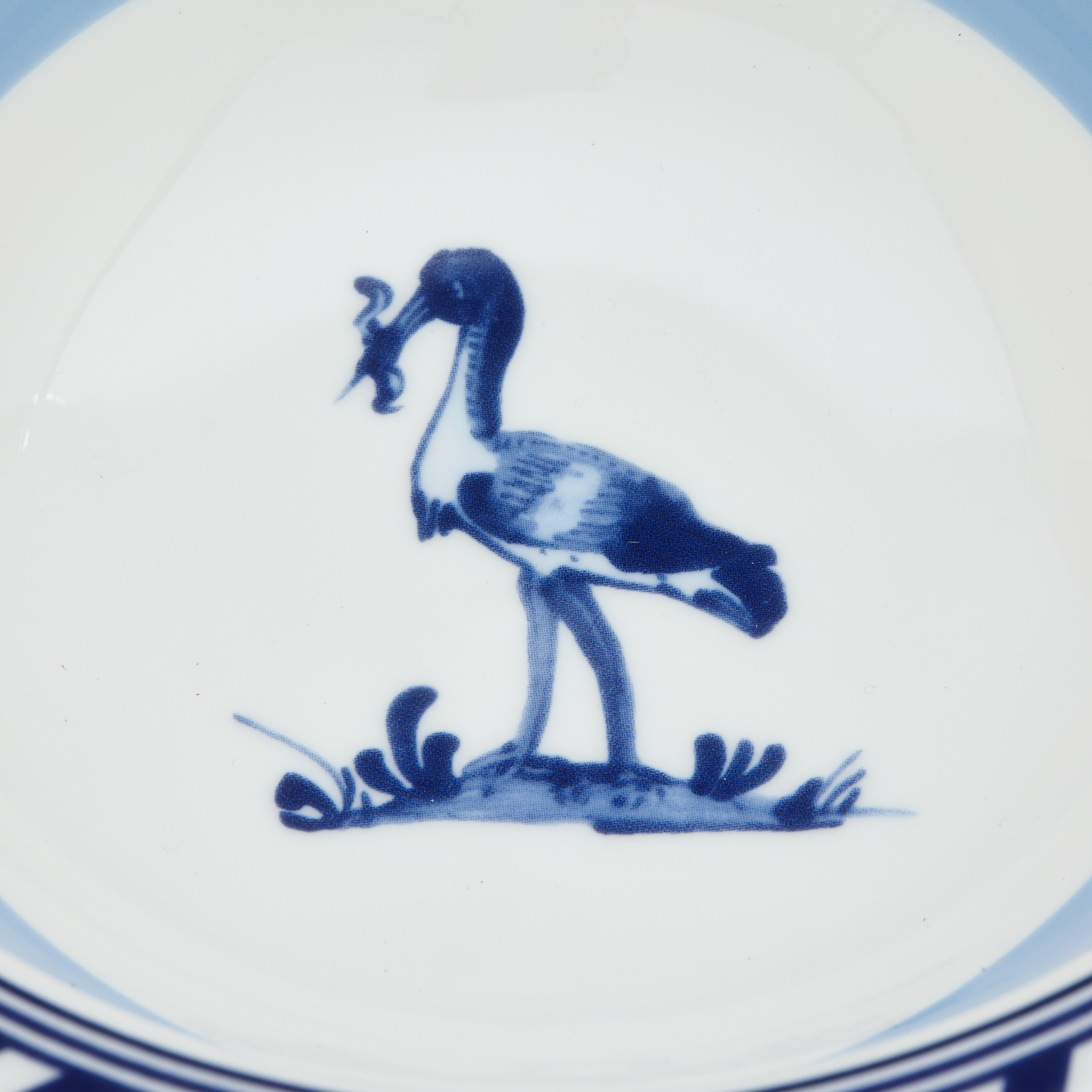 Miska BIRD wit met blauw