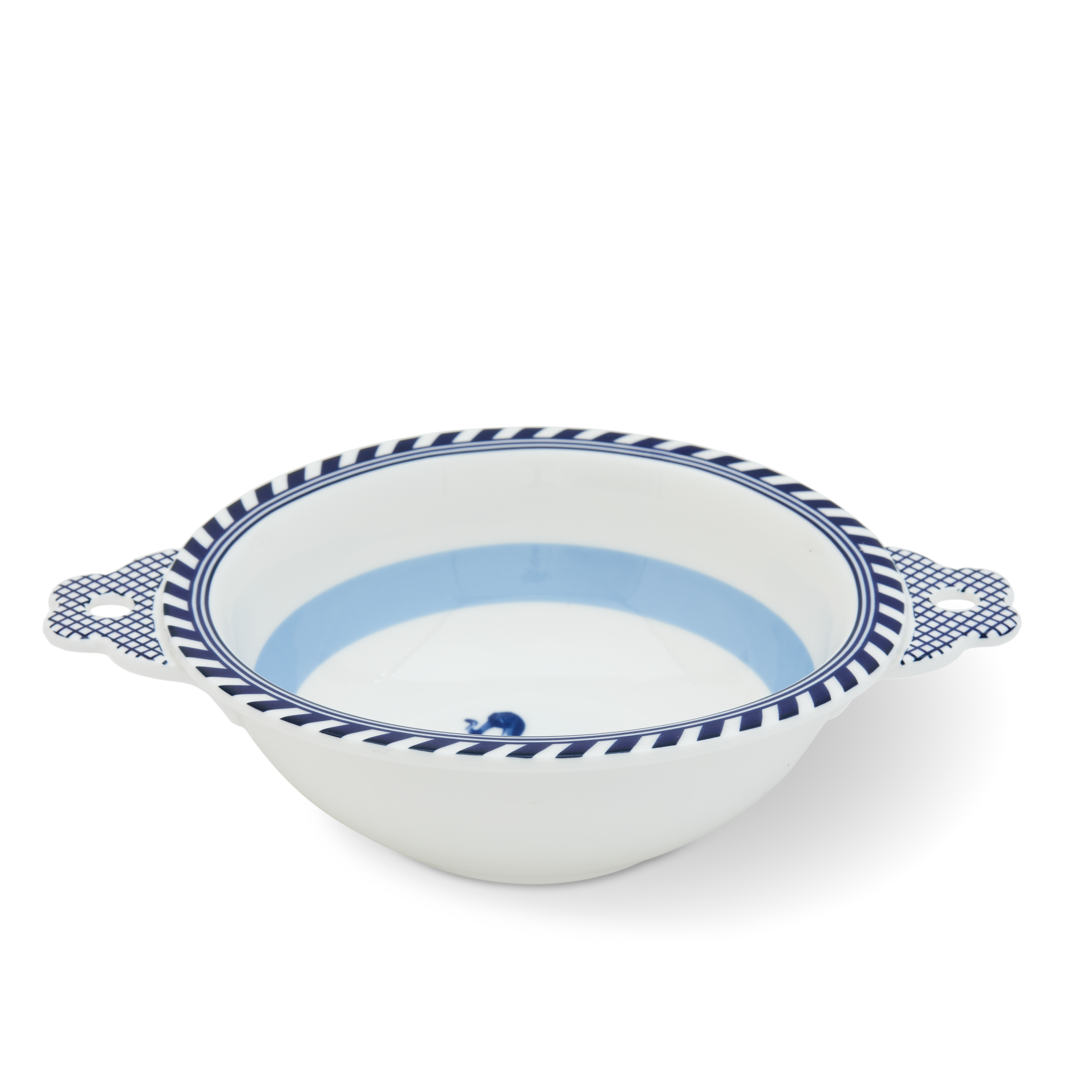 Miska BIRD wit met blauw