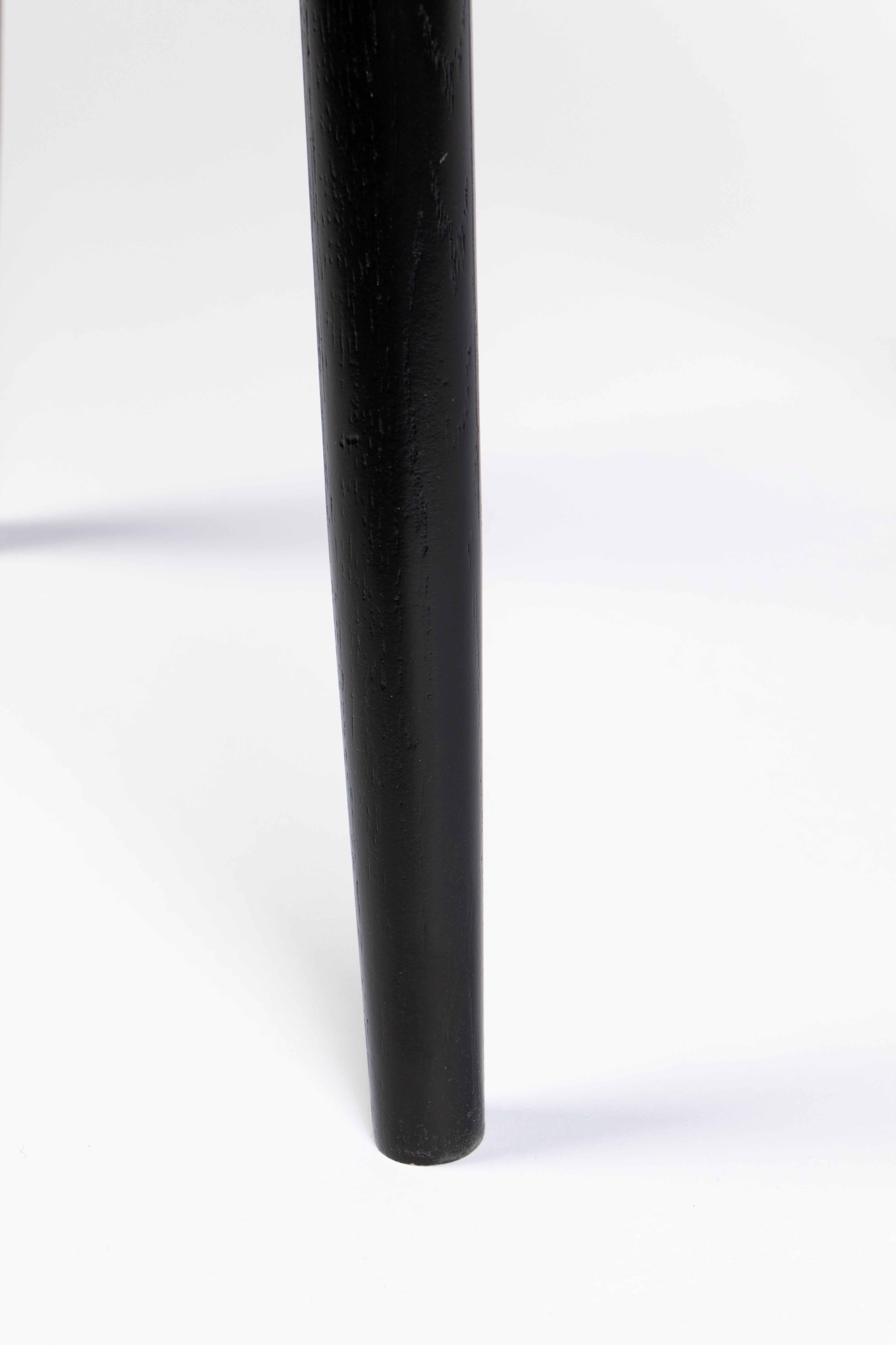 Zijtafel FABIO zwart eikenfineer