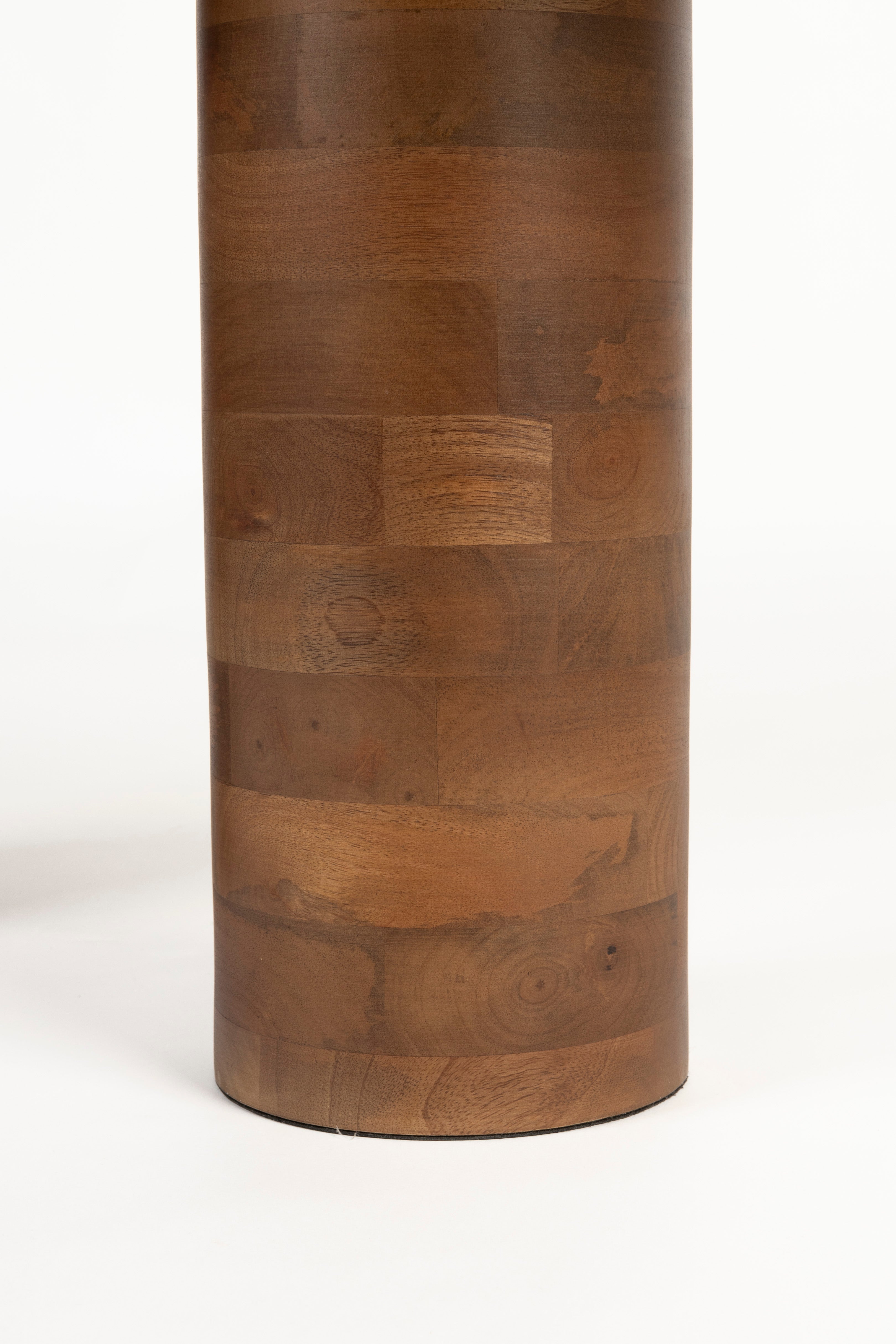 Ronde KOUK salontafel van mango-hout