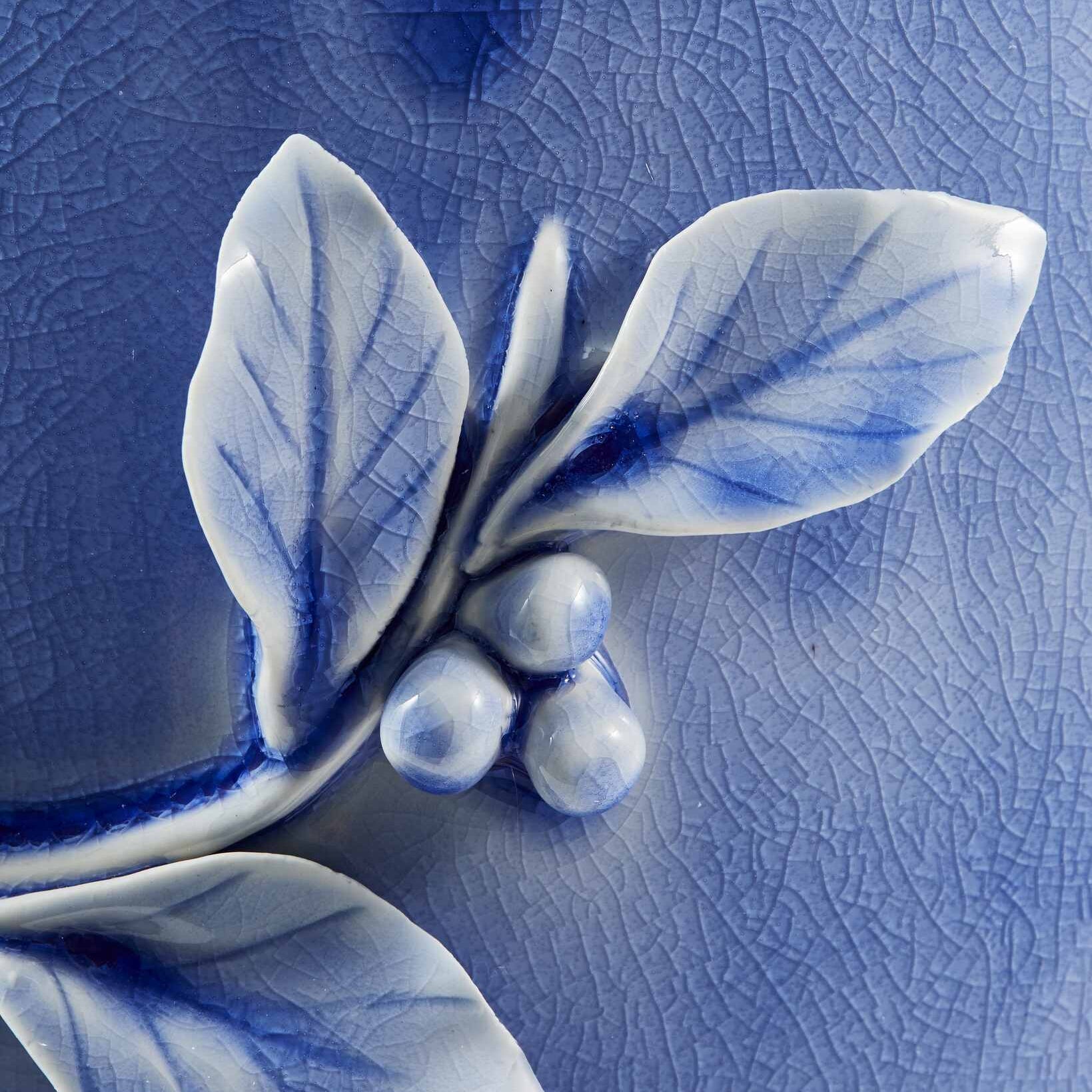 3D VAZON VOGELS blauw