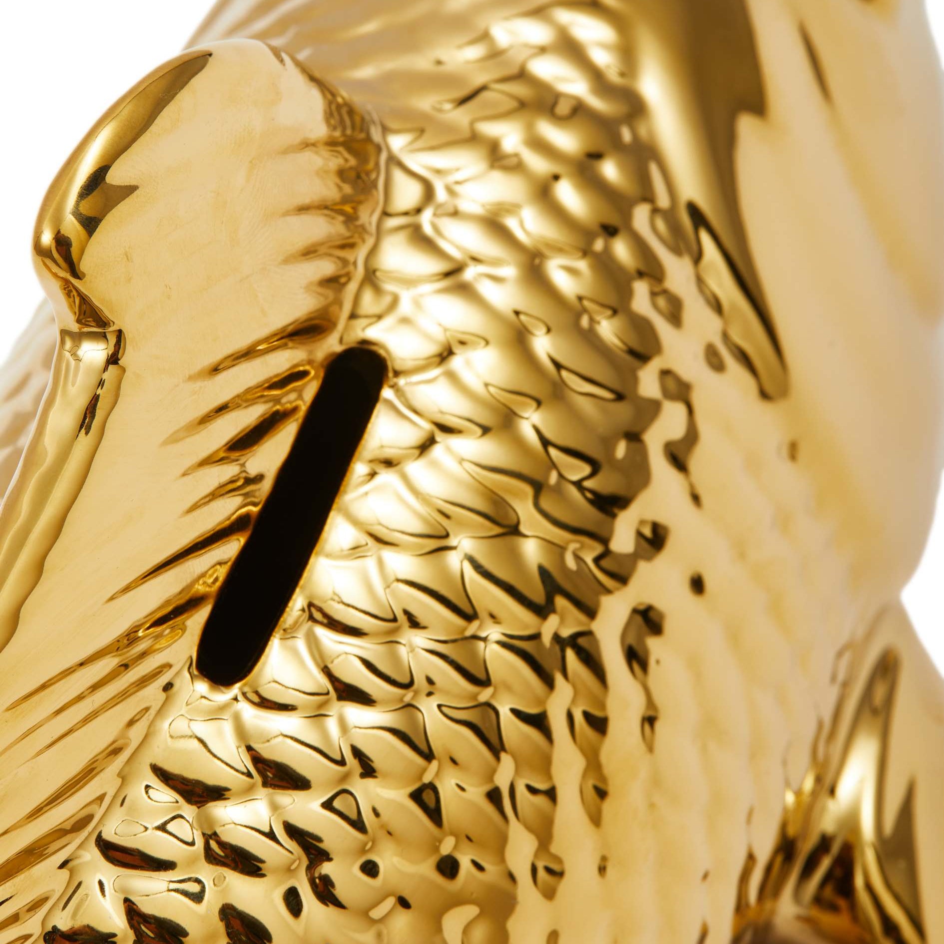 Fish Moneybox Skarbonka Gold