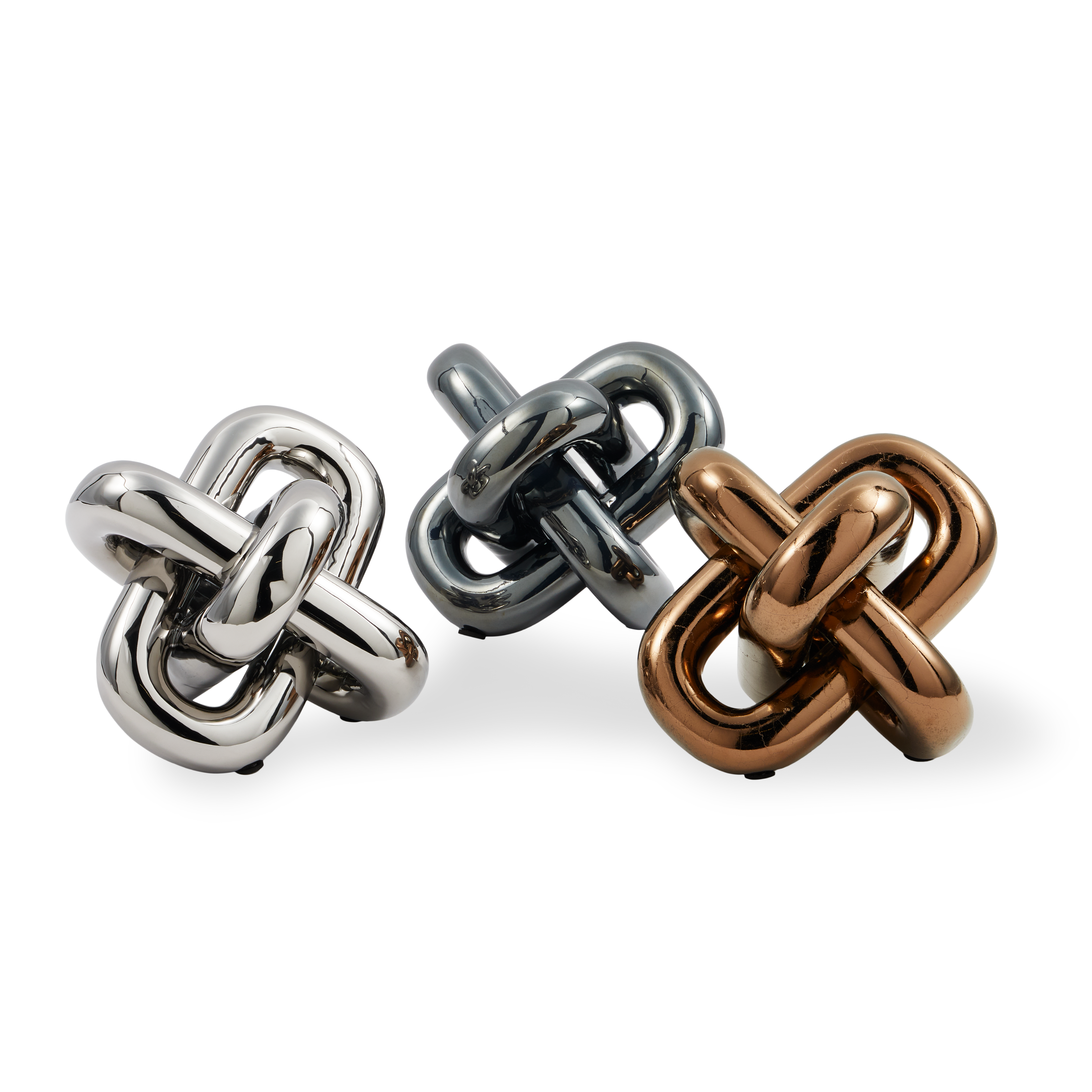 Decoratieve figuur BEWEGENDE KETTING donkergrijs