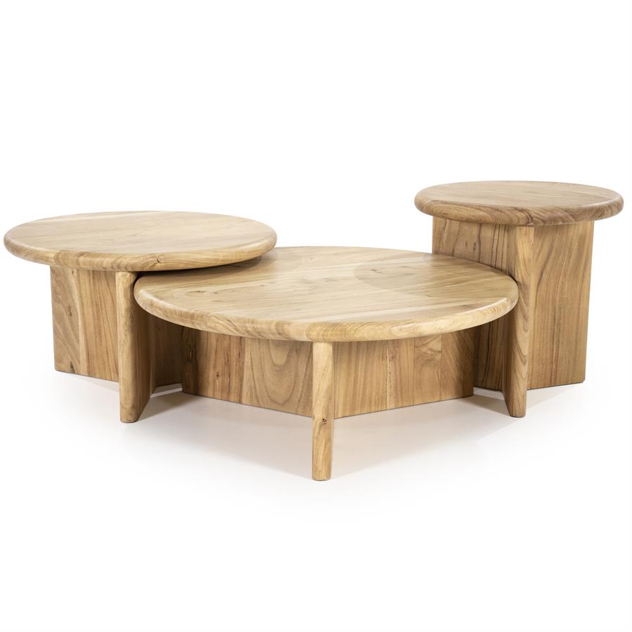 Mango-houten salontafel LEOTI