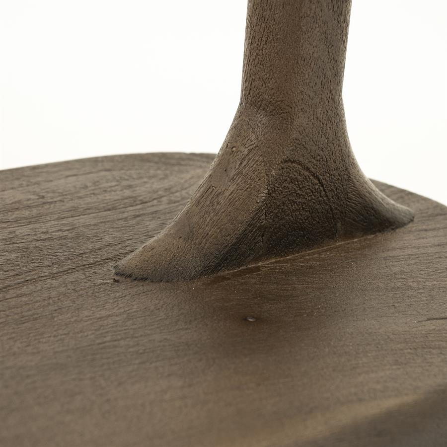 Beistelltisch FENIX aus dunkelbraunem Mangoholz