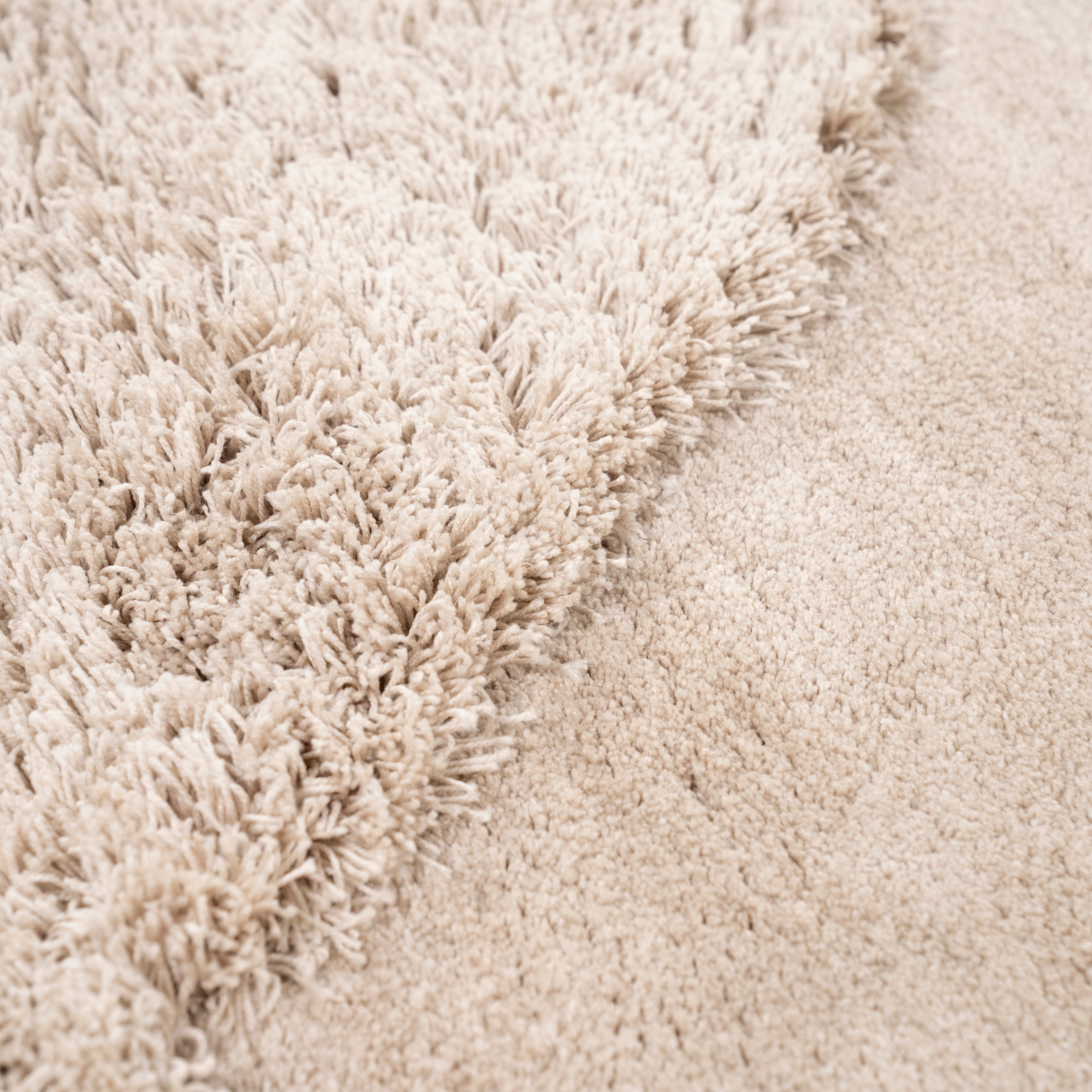 Ovaler Teppich PRAIA beige