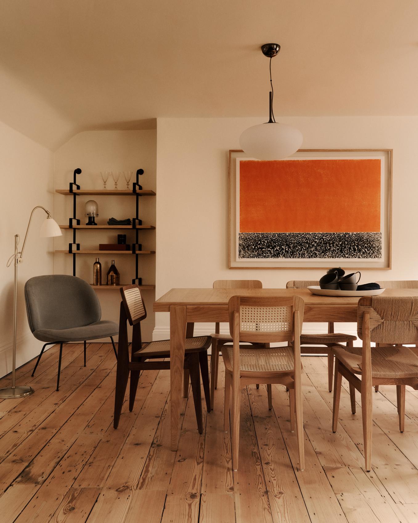 BEETLE upholstered armchair with black base