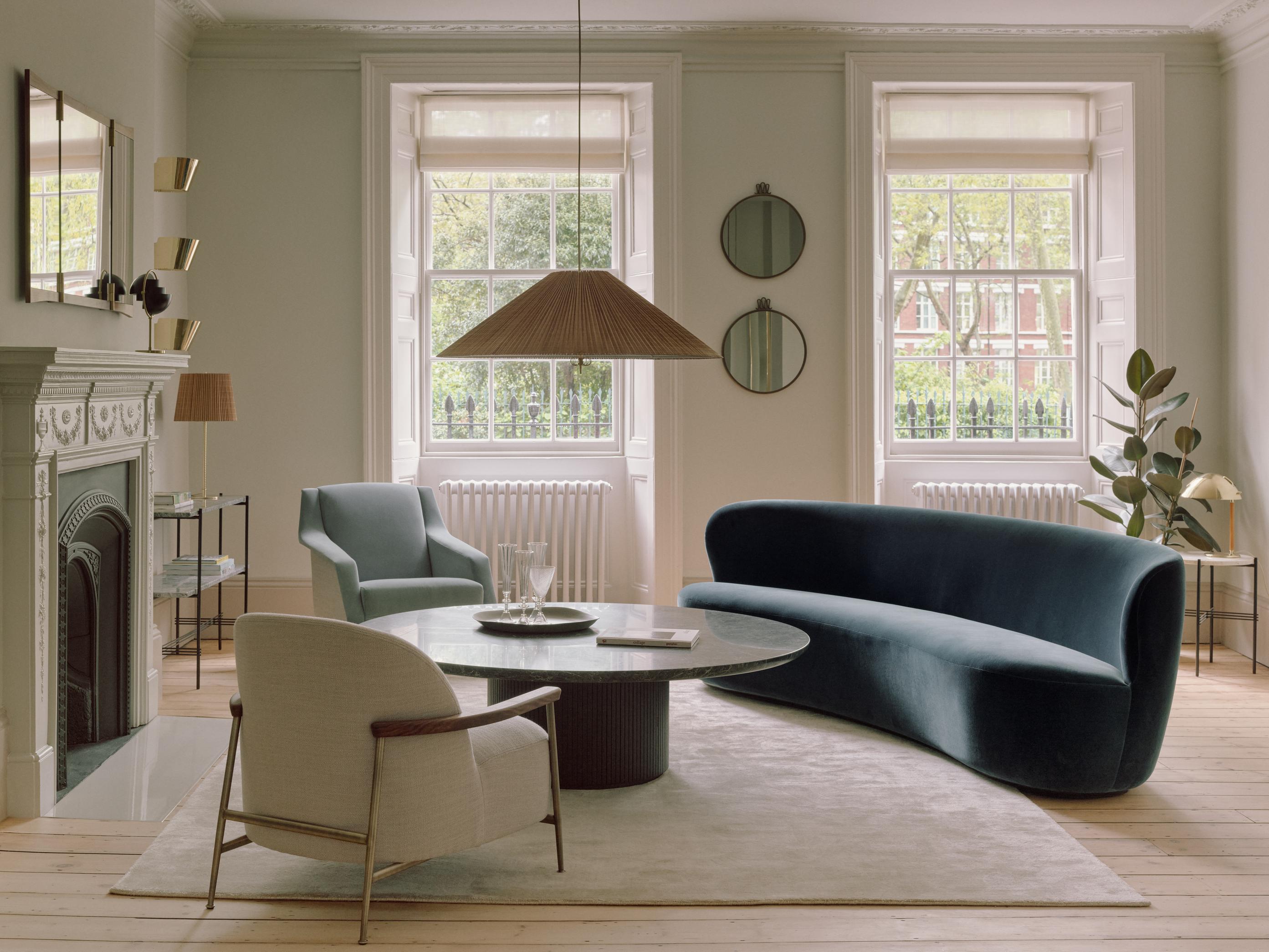 Zwarte MOON salontafel van eikenfineer