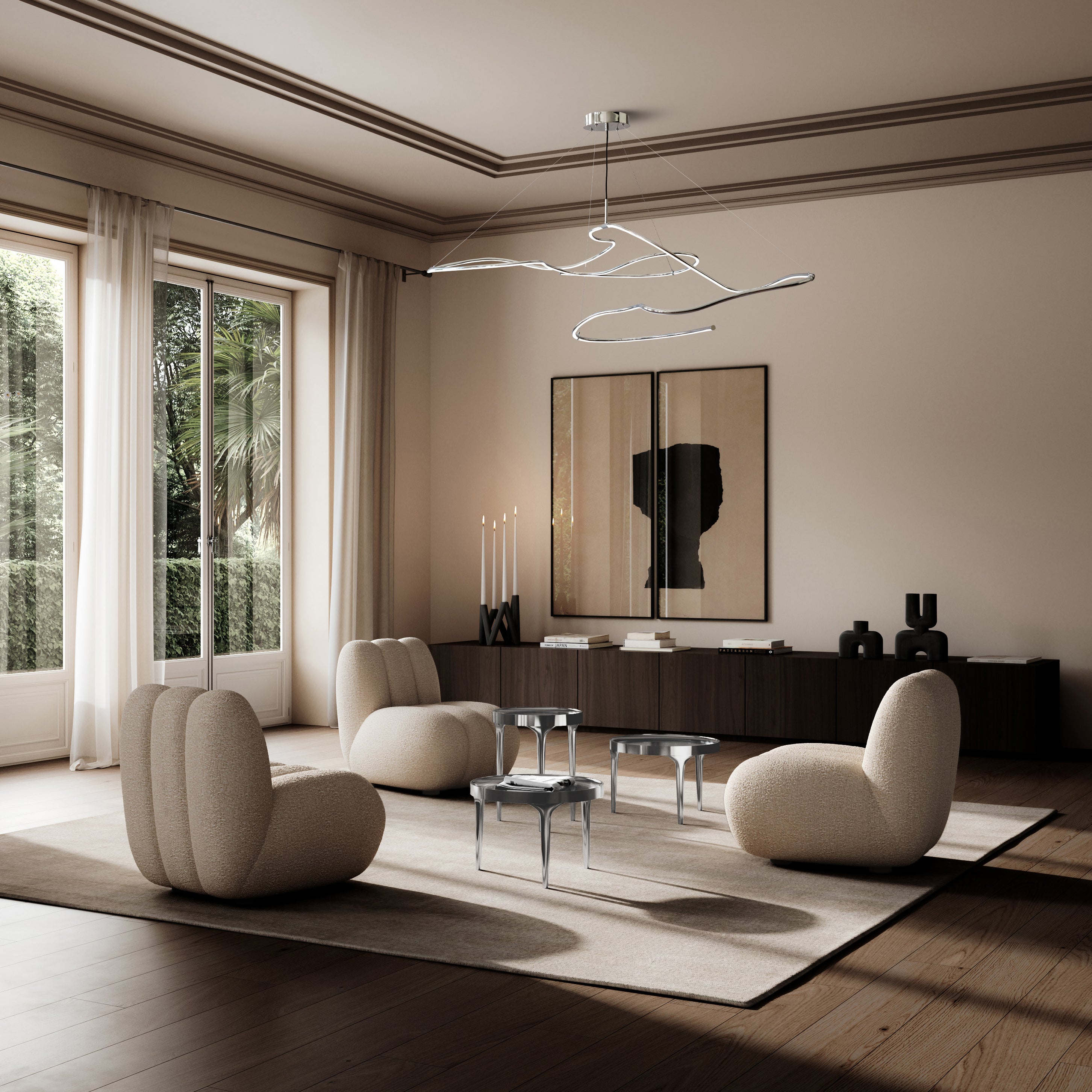 Kronleuchter GHOST chrom