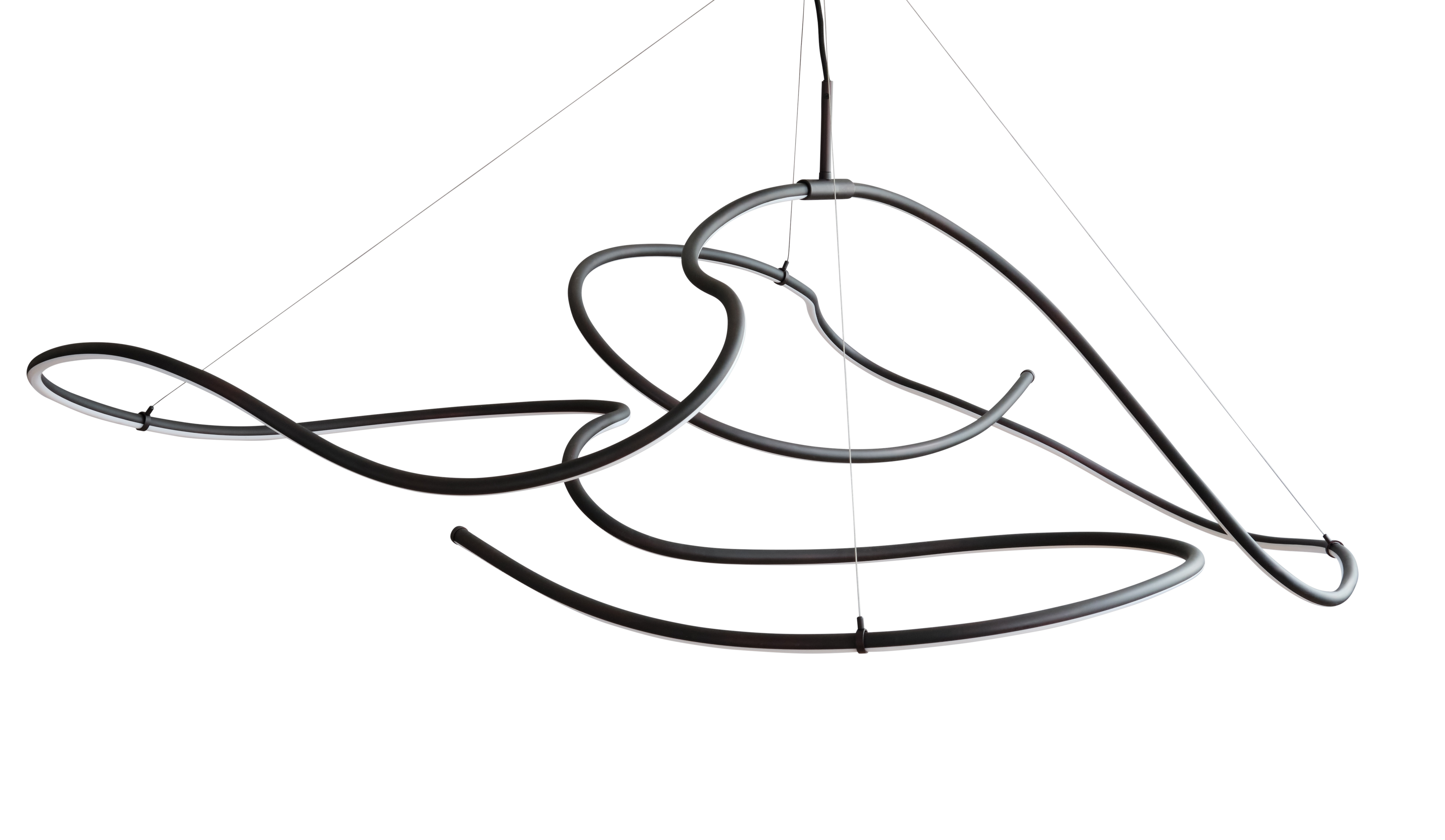 Zwarte GHOST kroonluchter