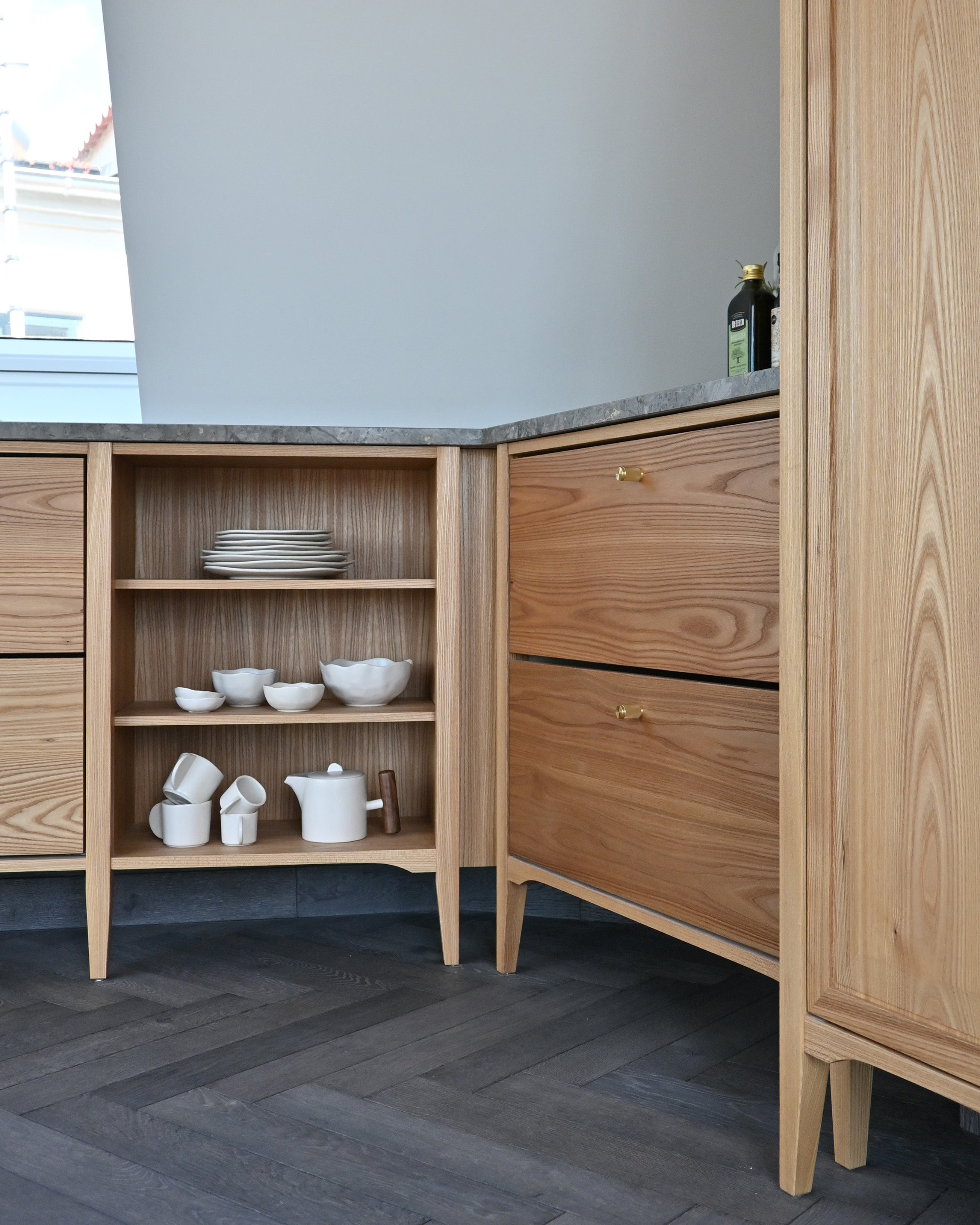 Set van mokken NATIVE witte steengoed