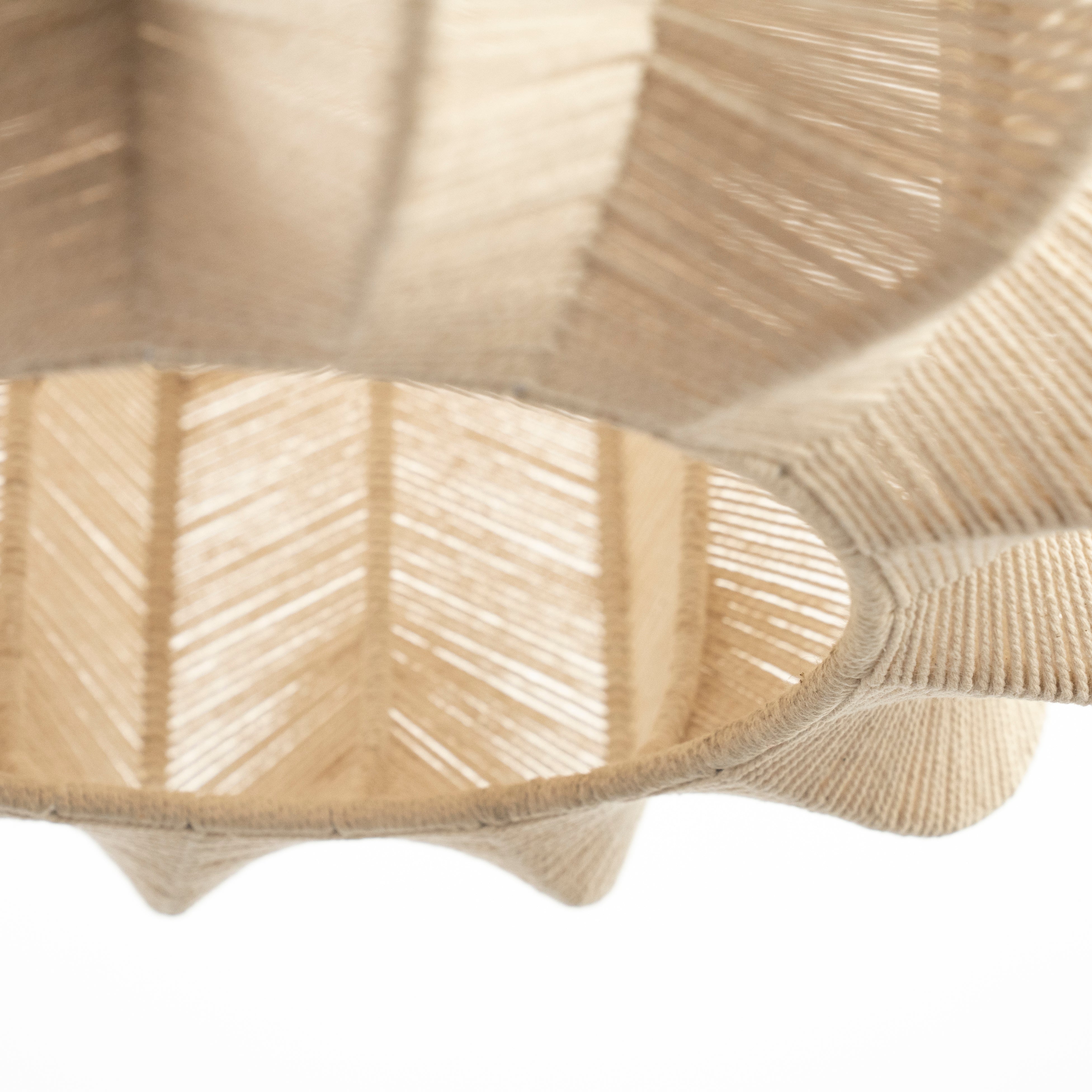 Pendant lamp REB cotton with sea grass