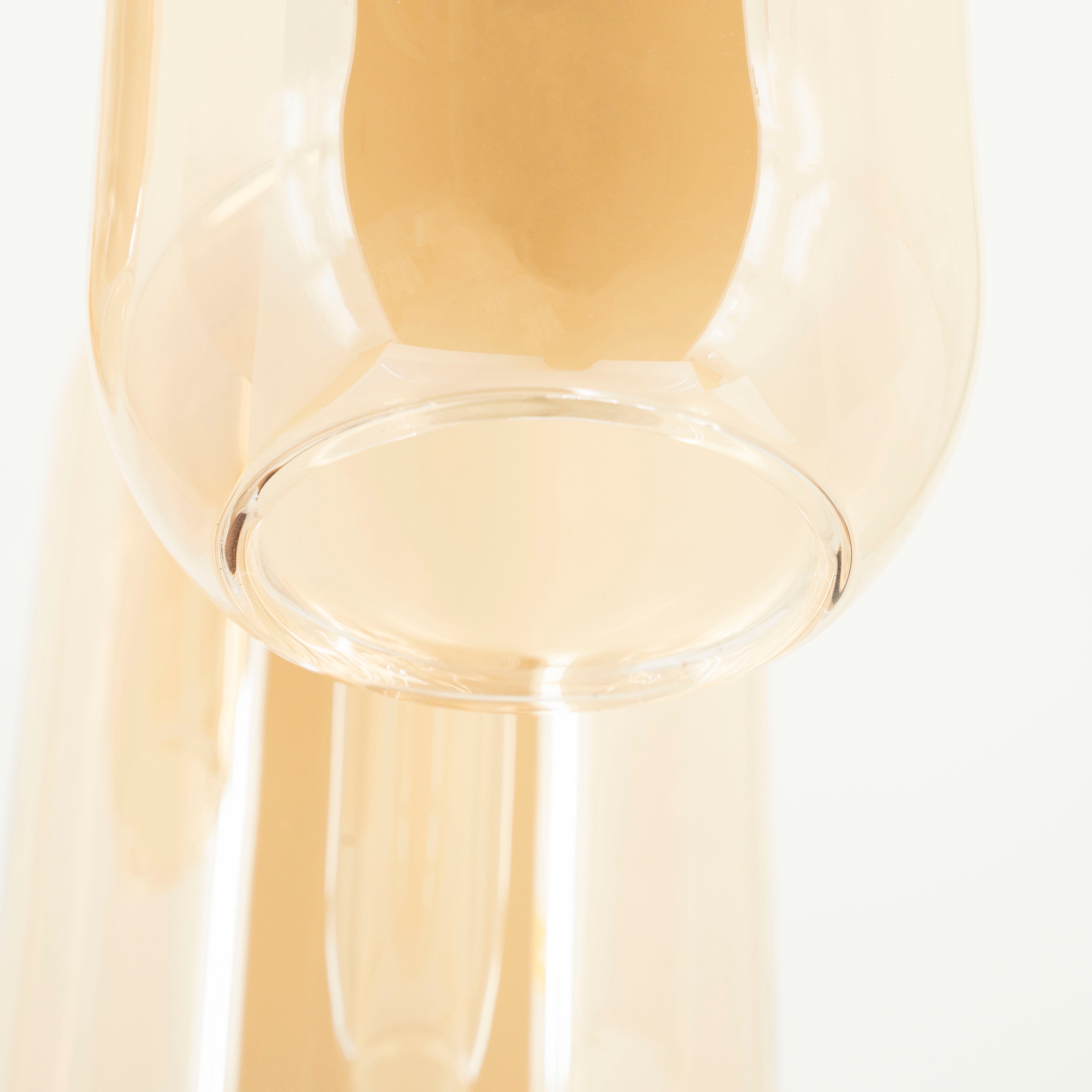 Gouden glazen kroonluchter SHONA