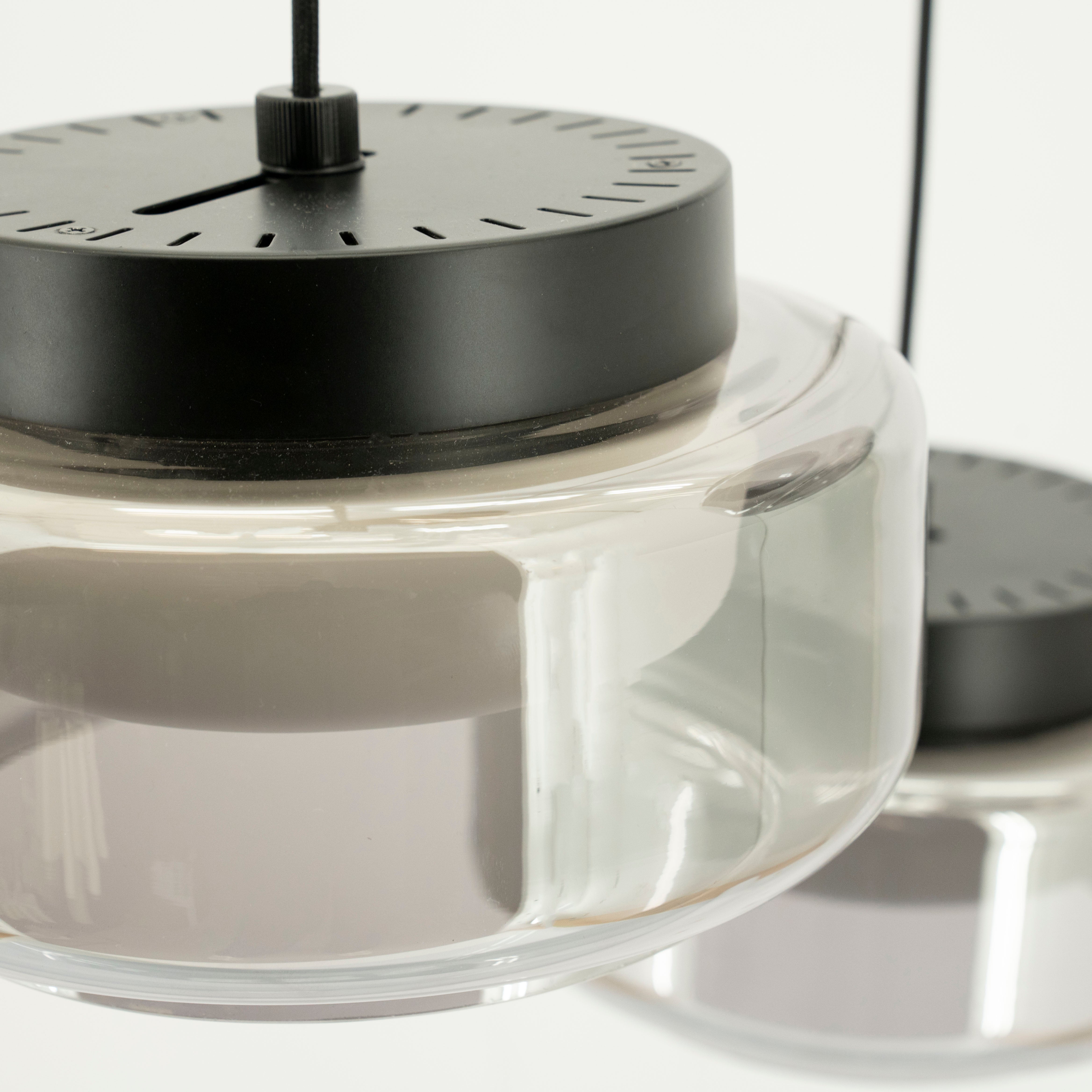 Glazen PIVOT kroonluchter