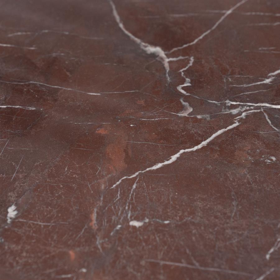 DICE Coffee Table Burgundy Marble