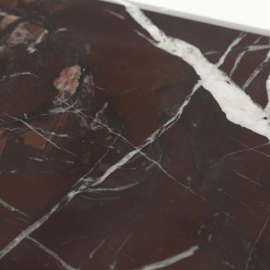 Beistelltisch MIRAGE bordeaux Marmor