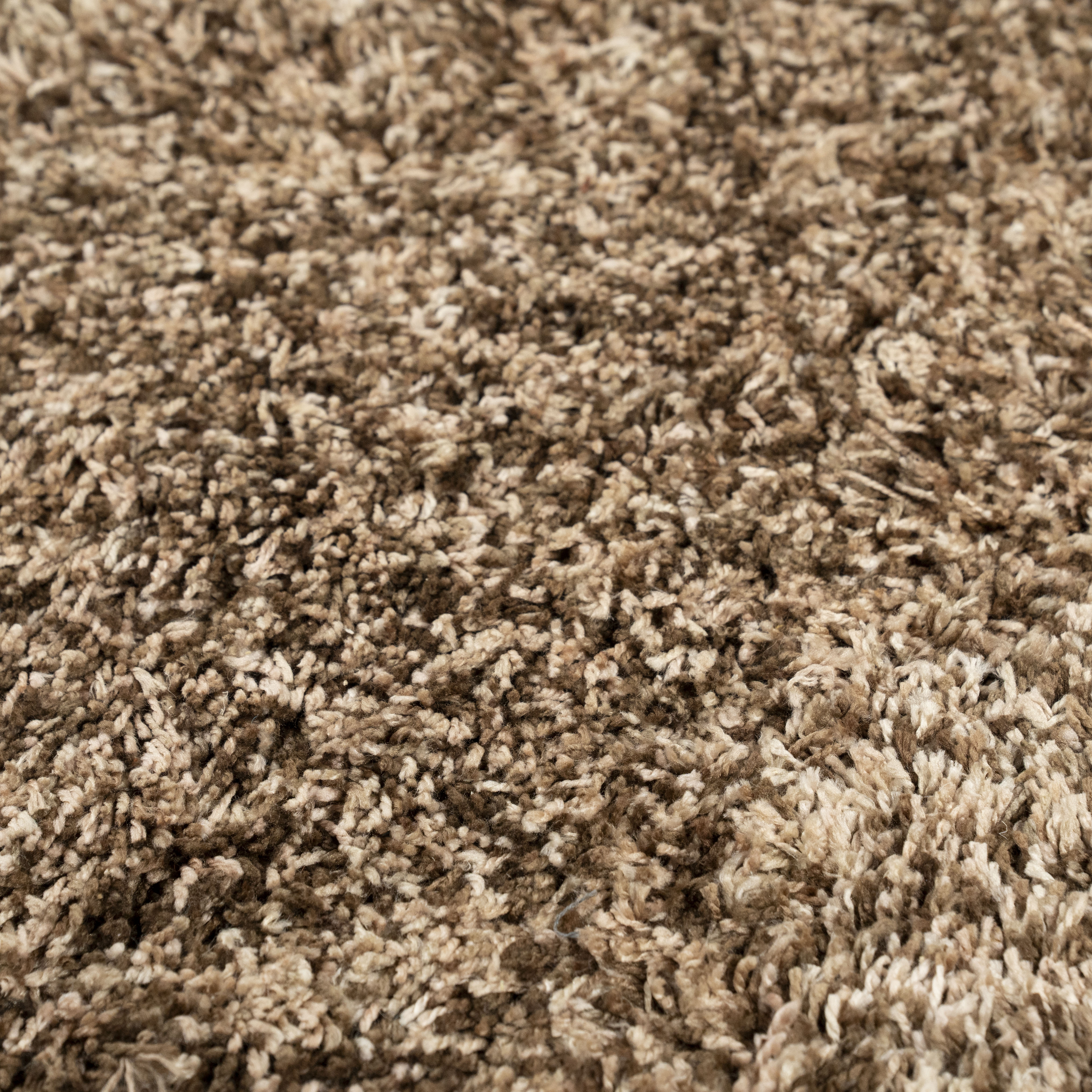 Teppich MIXI braun mit langem Flor