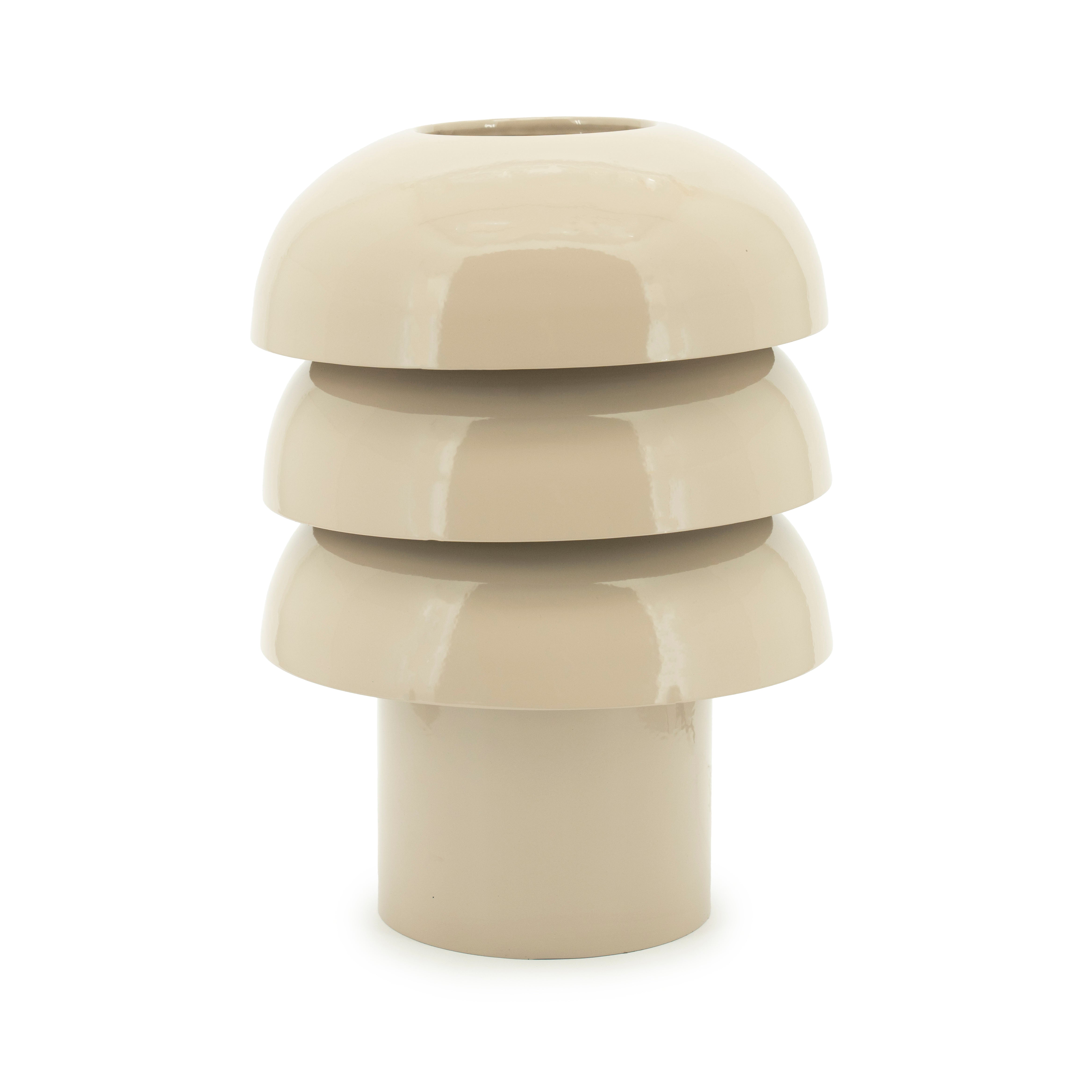 Tischlampe CURO beige