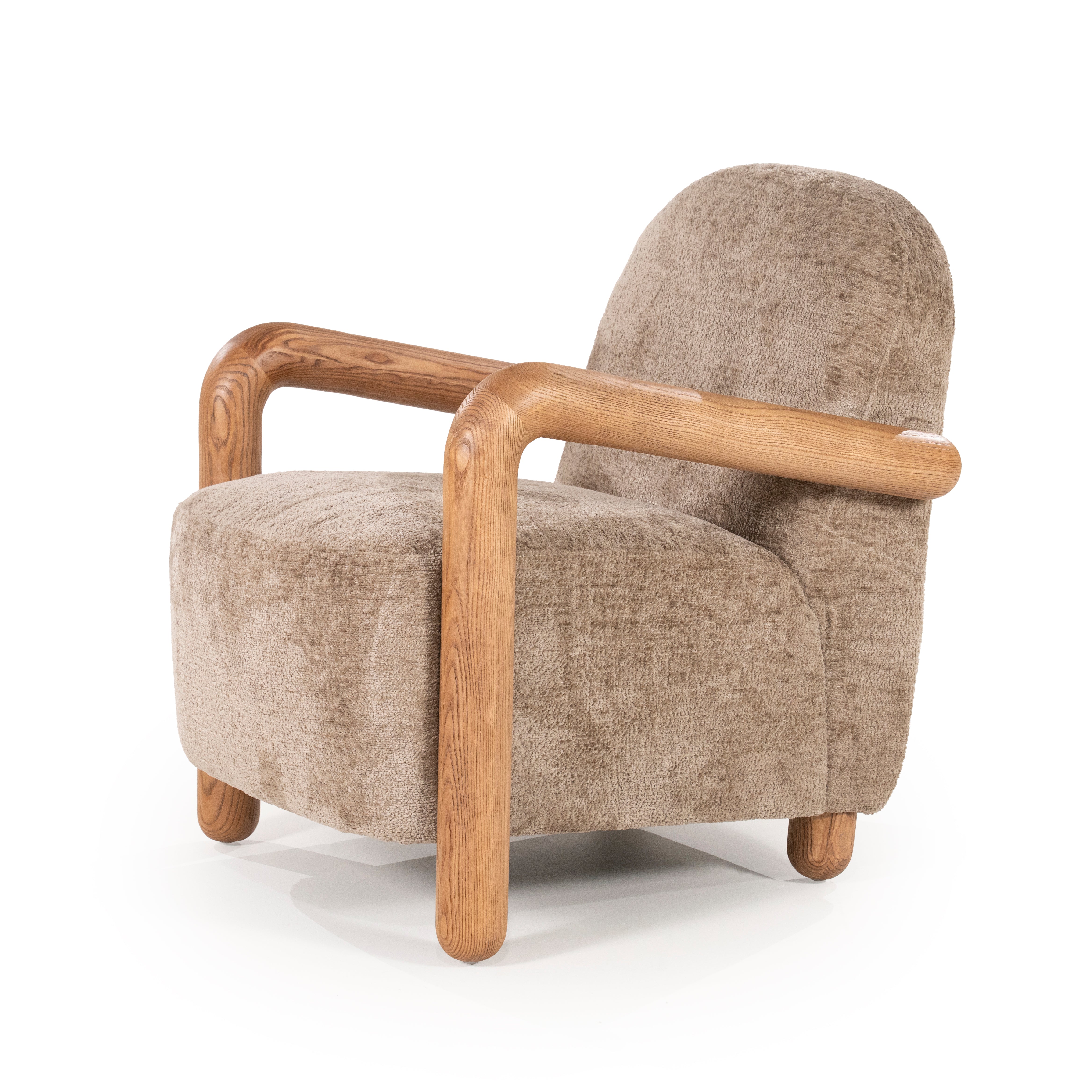 Retro fauteuil beige